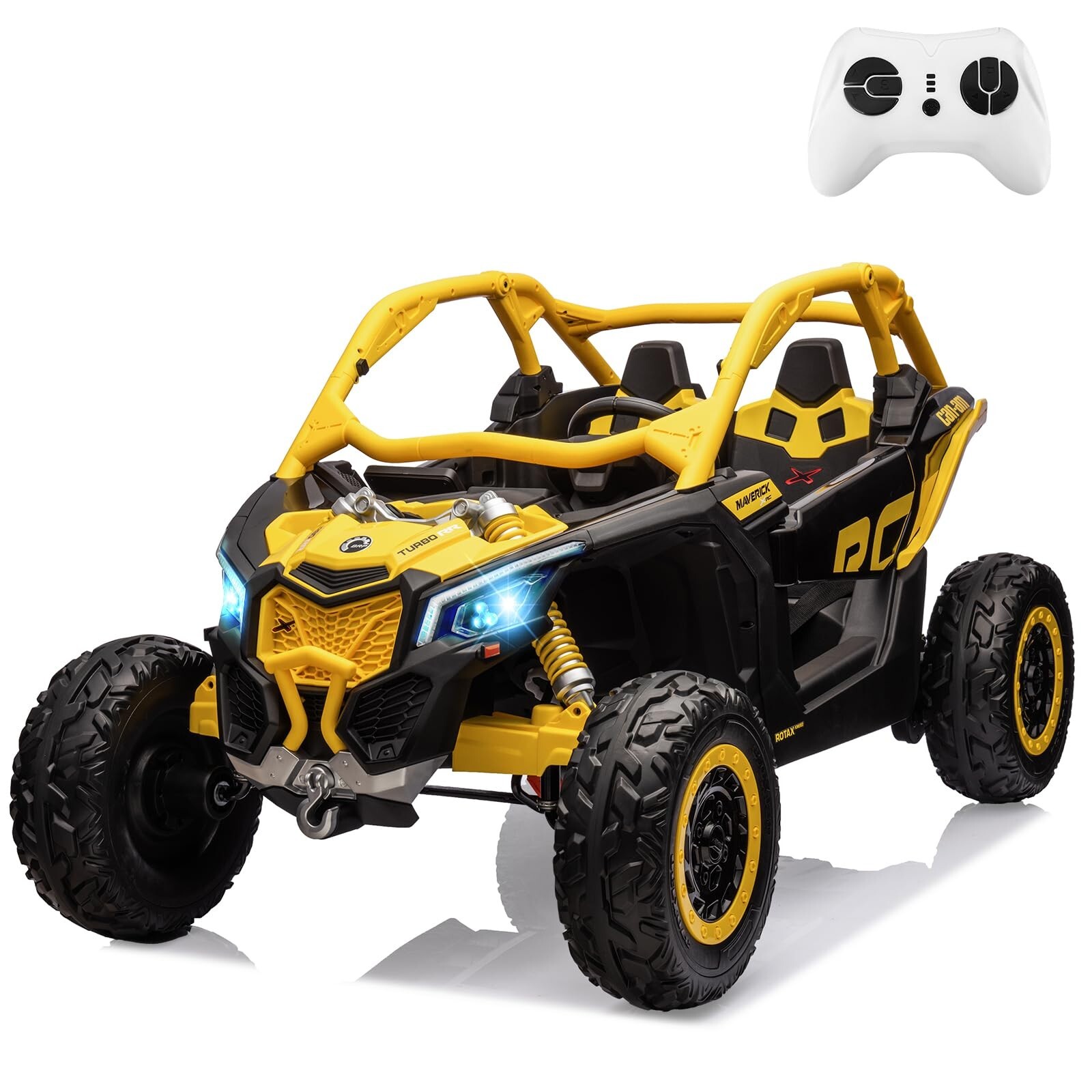24V Ride on UTV Car Electric Toys 4WD Off-Road Quad W/Remote For Kids Gift