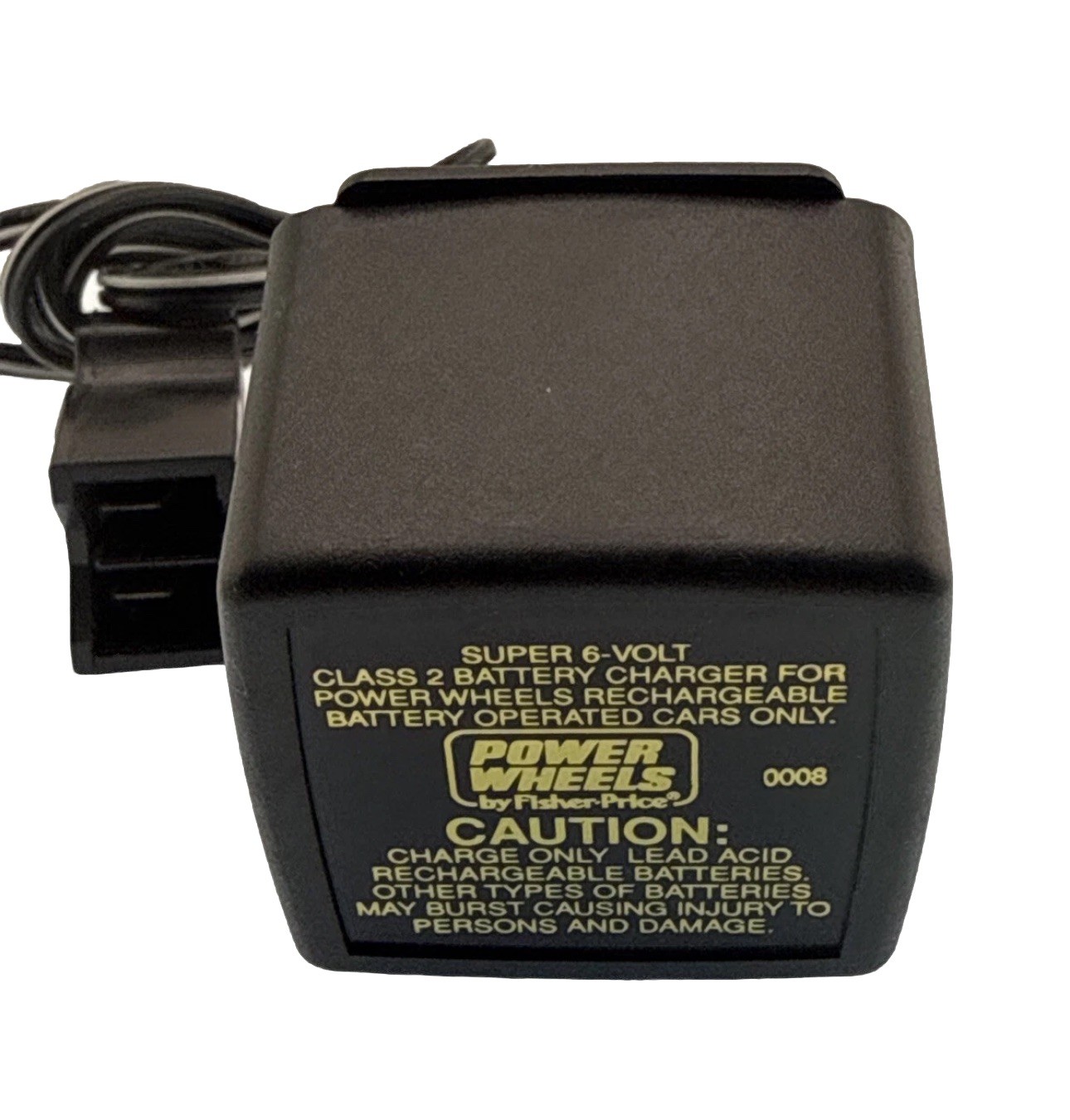 POWER WHEELS Super 6 Volt Battery Charger Class 2 Model BC-120-61200