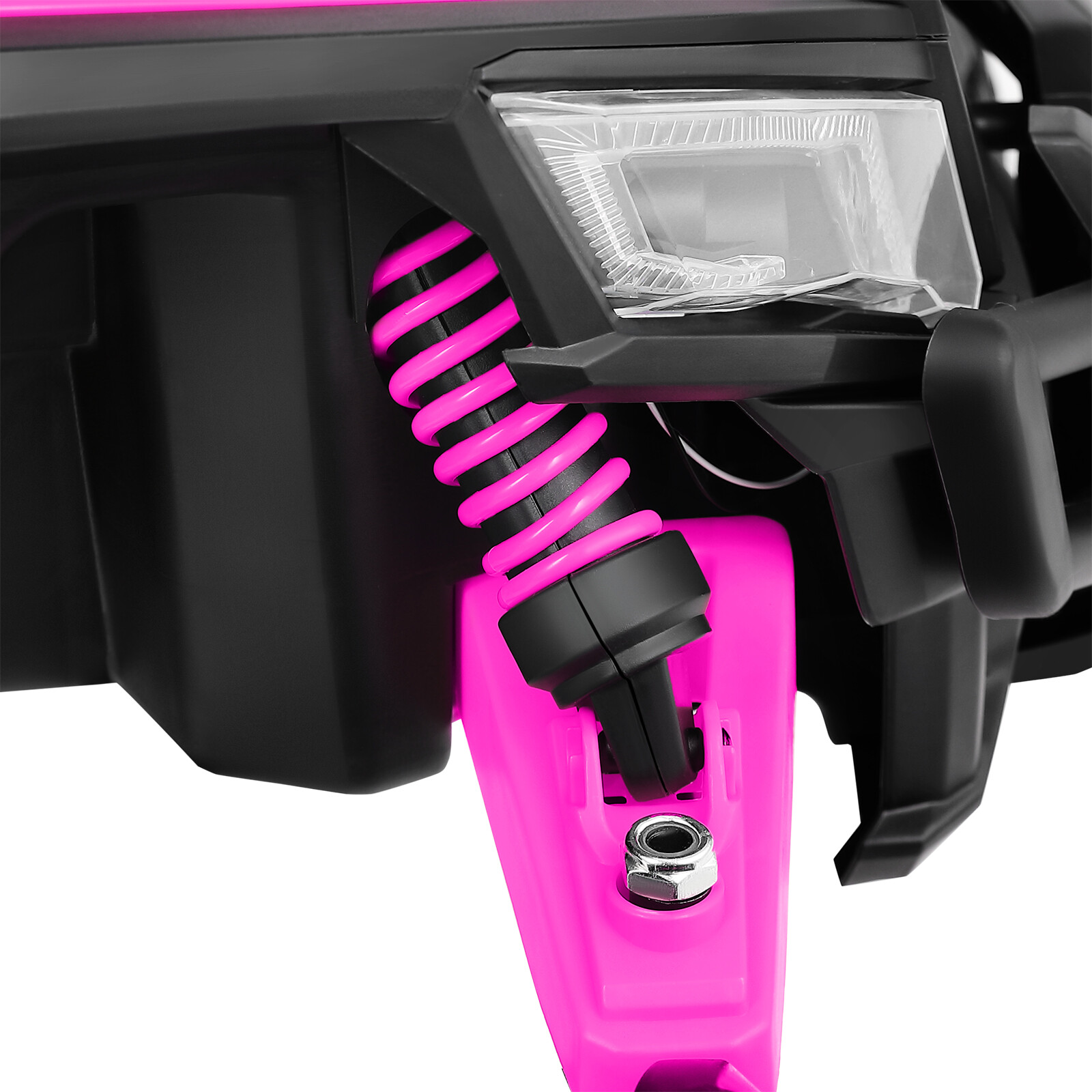 12V Kids Pink Ride On UTV Vehicle Electric Off-Road Car with Music, RC, LED