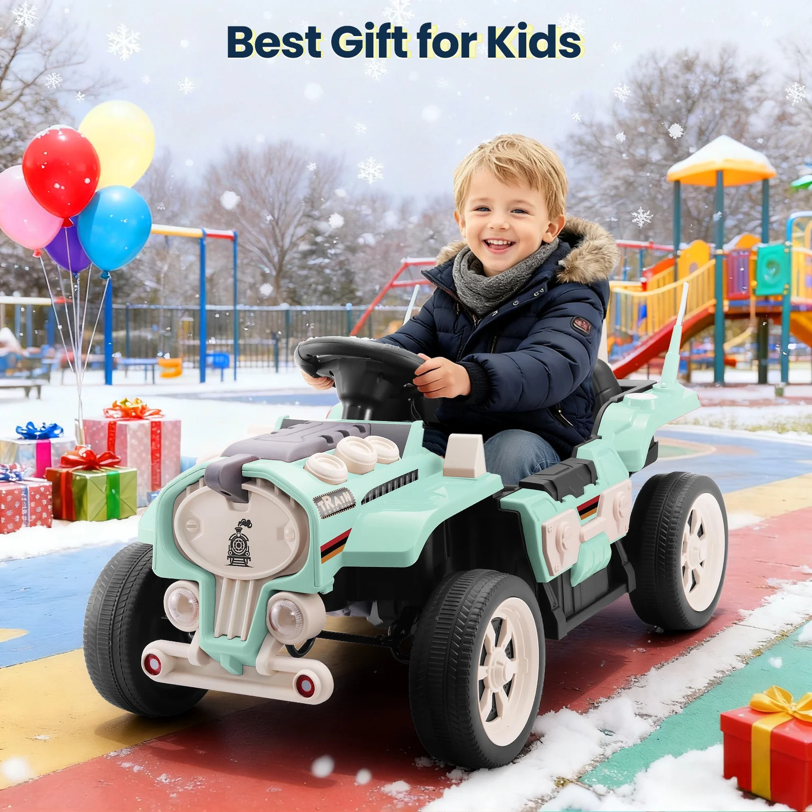 Ride on Train for Toddlers with Remote Control, Ride on Toys for Kids Ages 2-6,