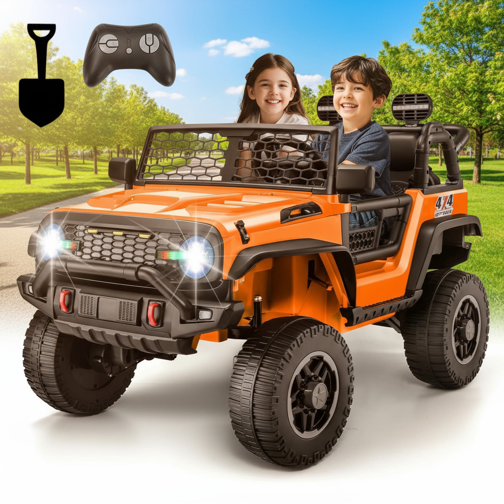24V Ride on Car 2 Seater Battery Powered Electric Truck 4WD/2WD Remote Control🛒