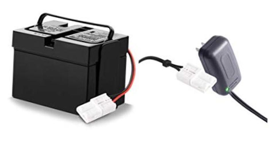 12V Battery and Charger Combo Set for Rollplay Chevy Silverado GMC Sierra