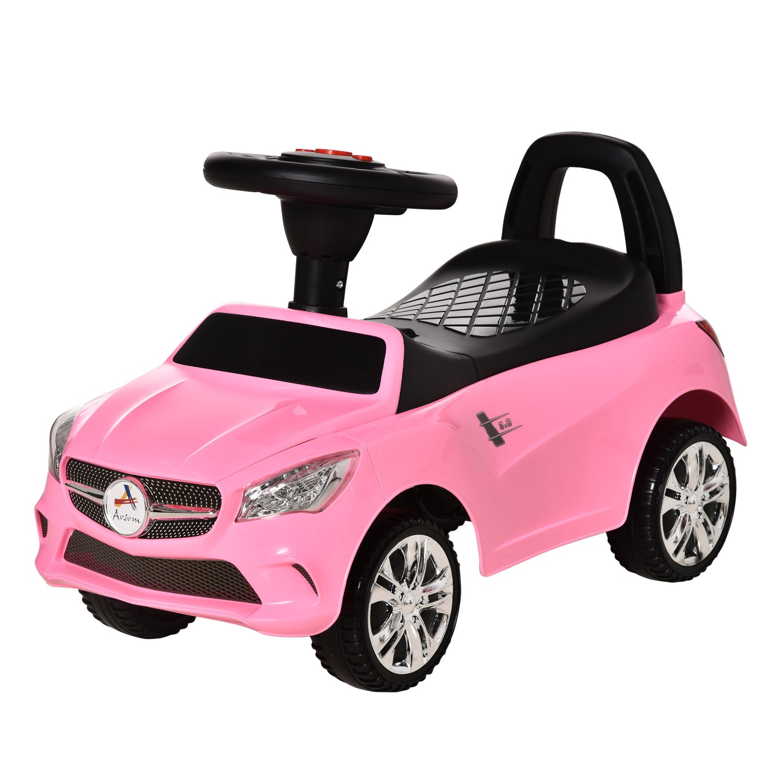 Ride on Sliding Car Baby Ride On Horn Music Working Lights Storage No Power Red