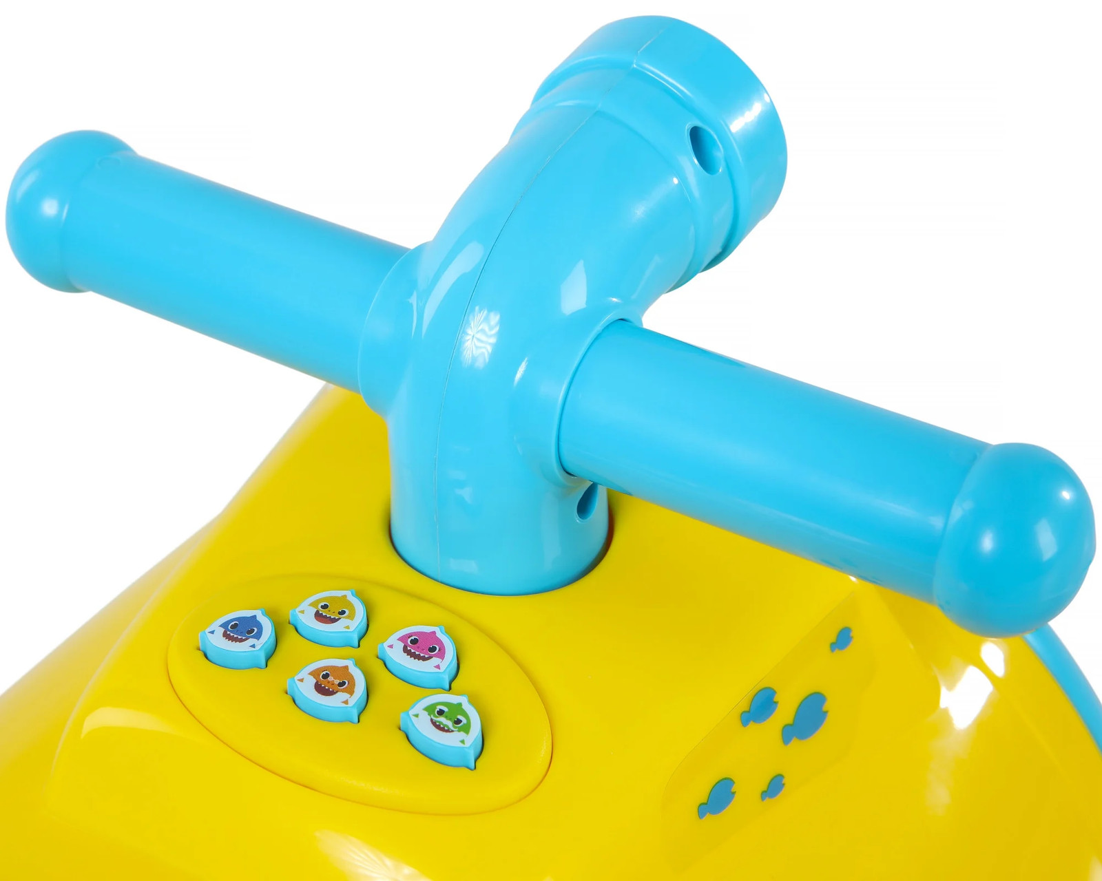 Kids Ride On Toy Baby Shark Yellow Submarine Periscope Spinning Propeller