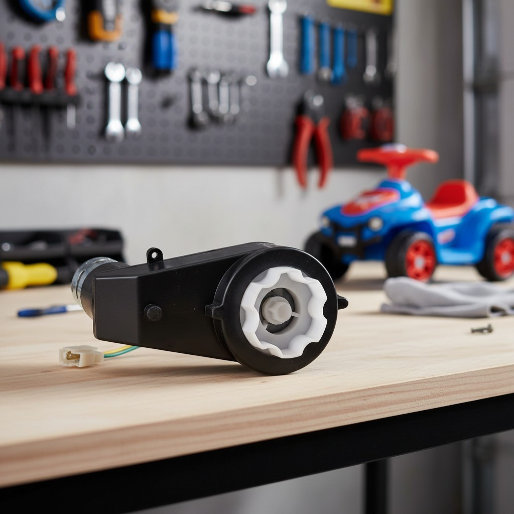 Lightweight 12V RS550 High-Speed Motor & Gearbox for Kids’ Electric Motorcycles