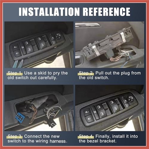 04602864AC Rear Left Right Passenger Car Power Window Switch for Dodge for