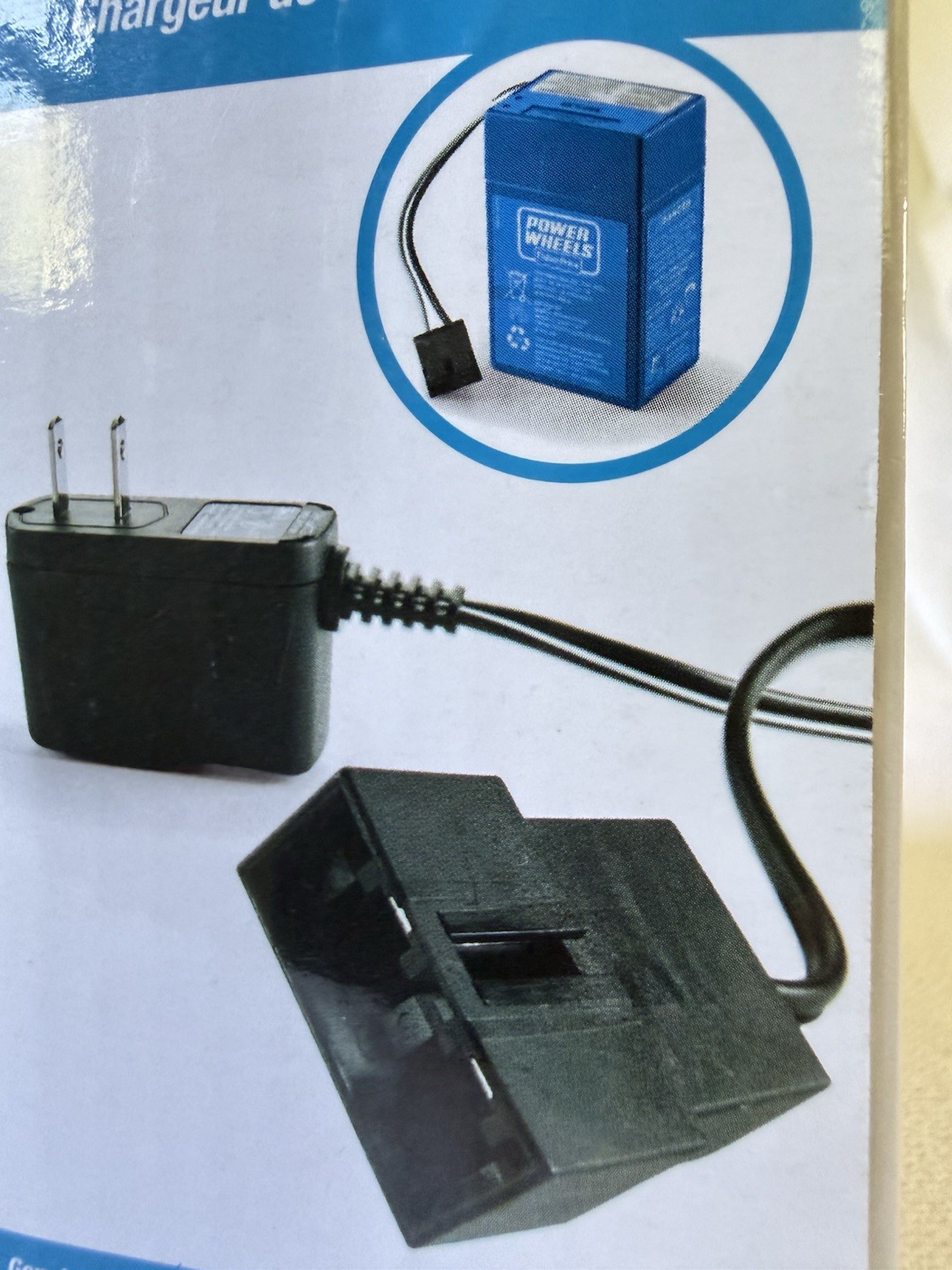 NEW OEM Power Wheels Fisher-Price 6V Blue Battery Charger P6829 00801-1483
