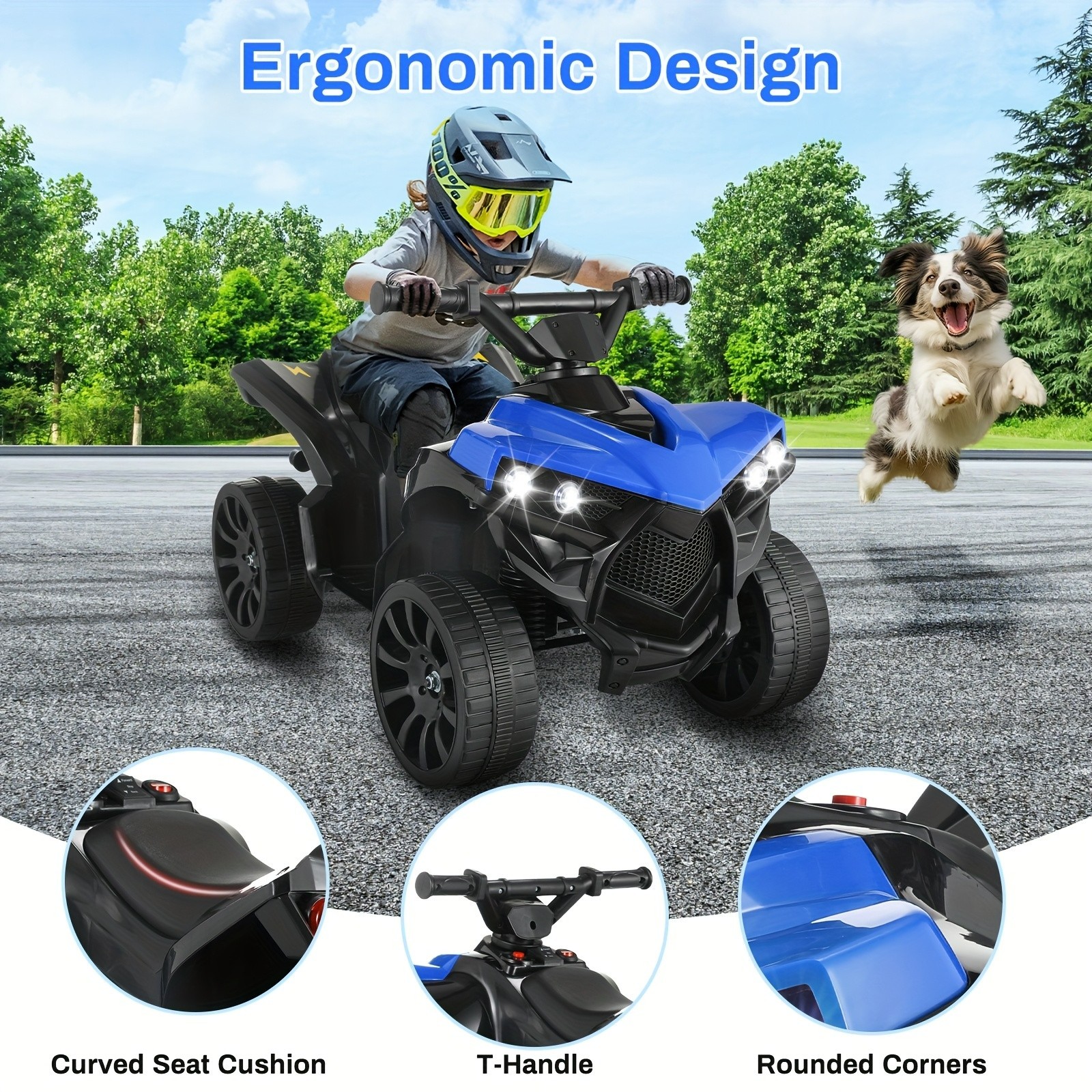 Kids ATV 4 Wheeler Quad Car Off-road Ride