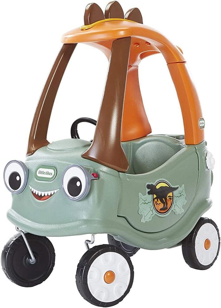 T-Rex Cozy Coupe Ride-On Car for Kids – Large Multicolor Fun & Adventure