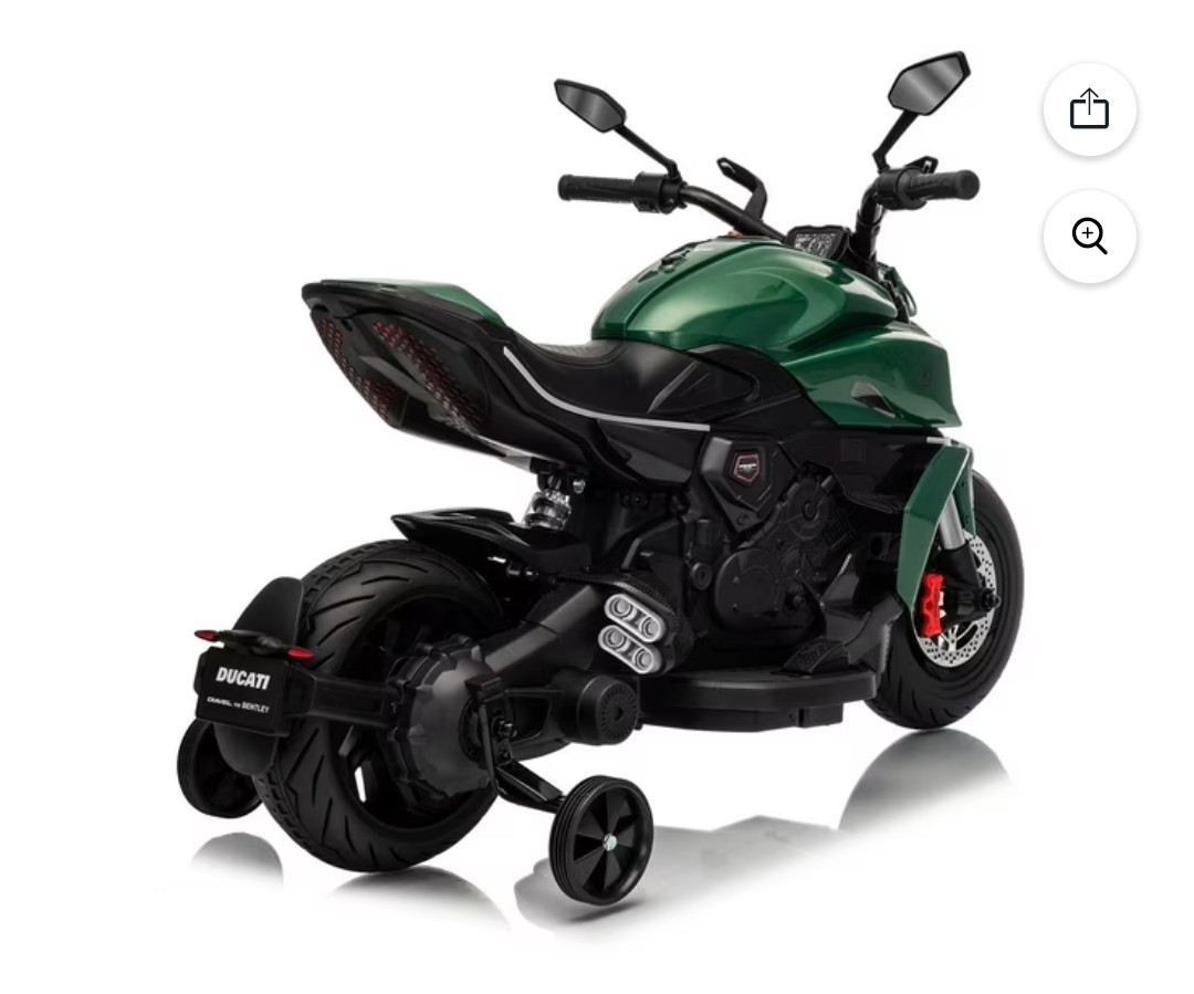 Brand New Bro Ducati & Bentley Motorcycle Kids 12V Ride-On