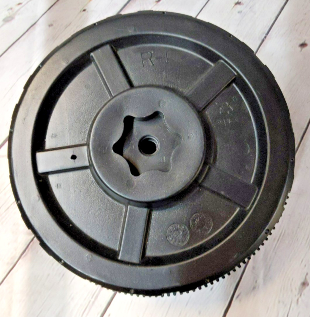 Genuine Kid Trax CAT Bulldozer 12V Rear Wheel 11″x4.5″ 10mm