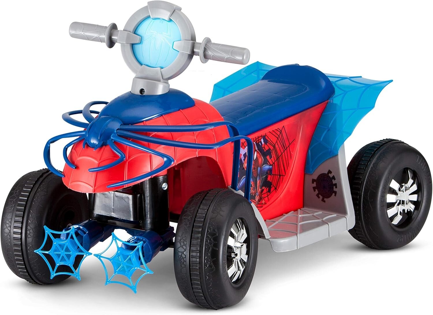 Spider-Man Quad Ride-On for Toddlers 18-30 , 44 lbs Max Capacity