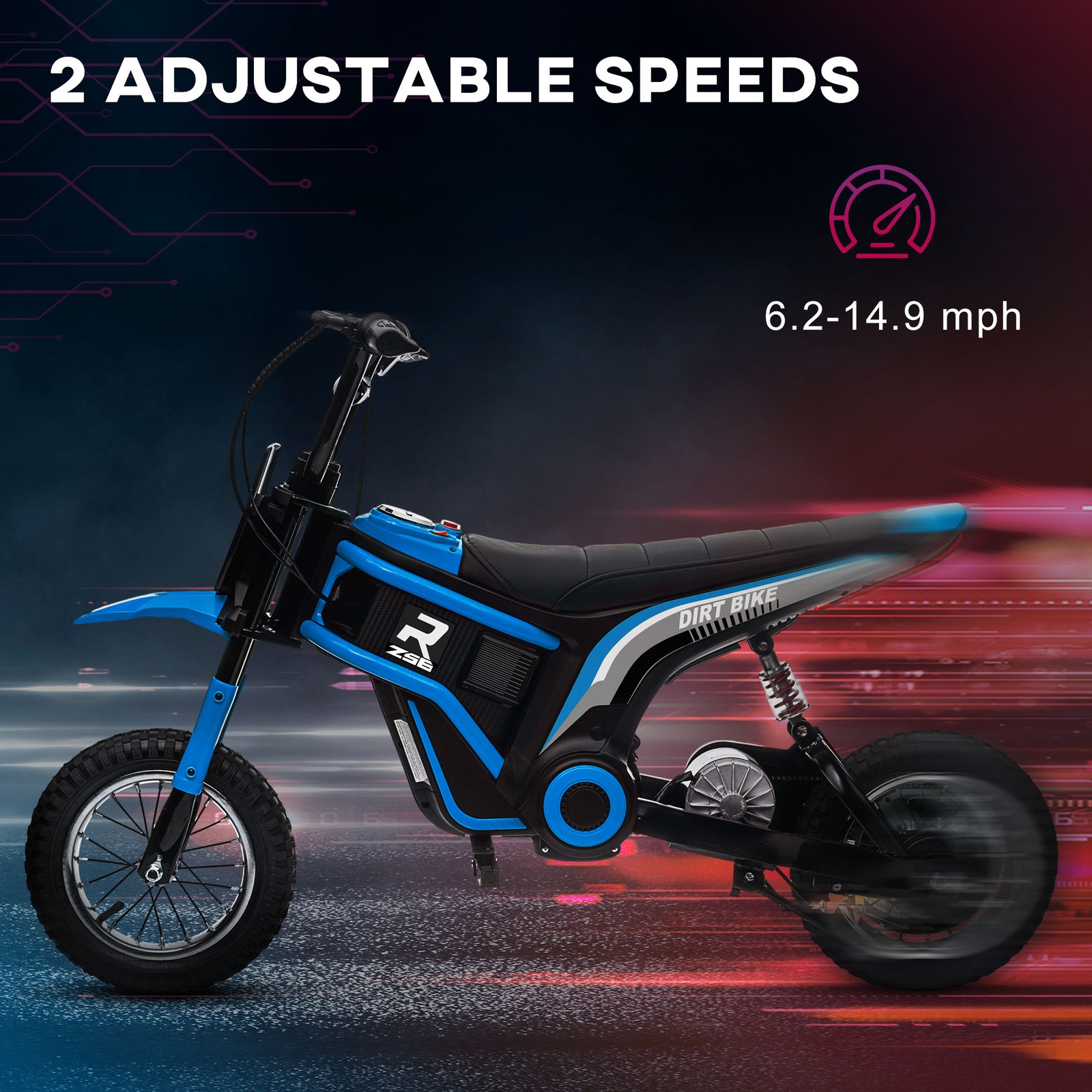 350W Electric Dirt Bike 15 MPH Twist Grip Throttle Motocross Off-Road Motorcycle