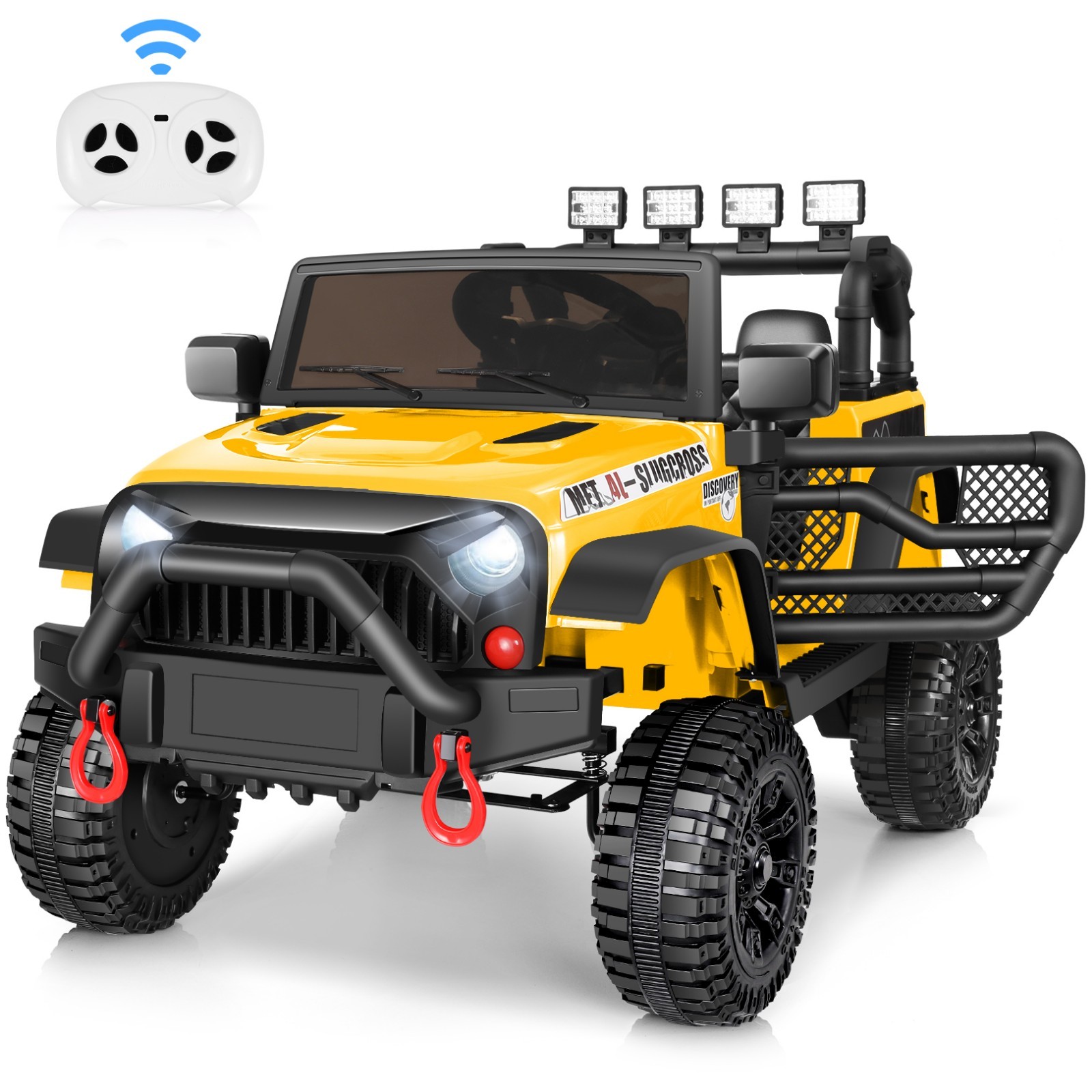 12V/24V Kids Car Power Wheels Ride-on Truck with Parental Remote Control and LED