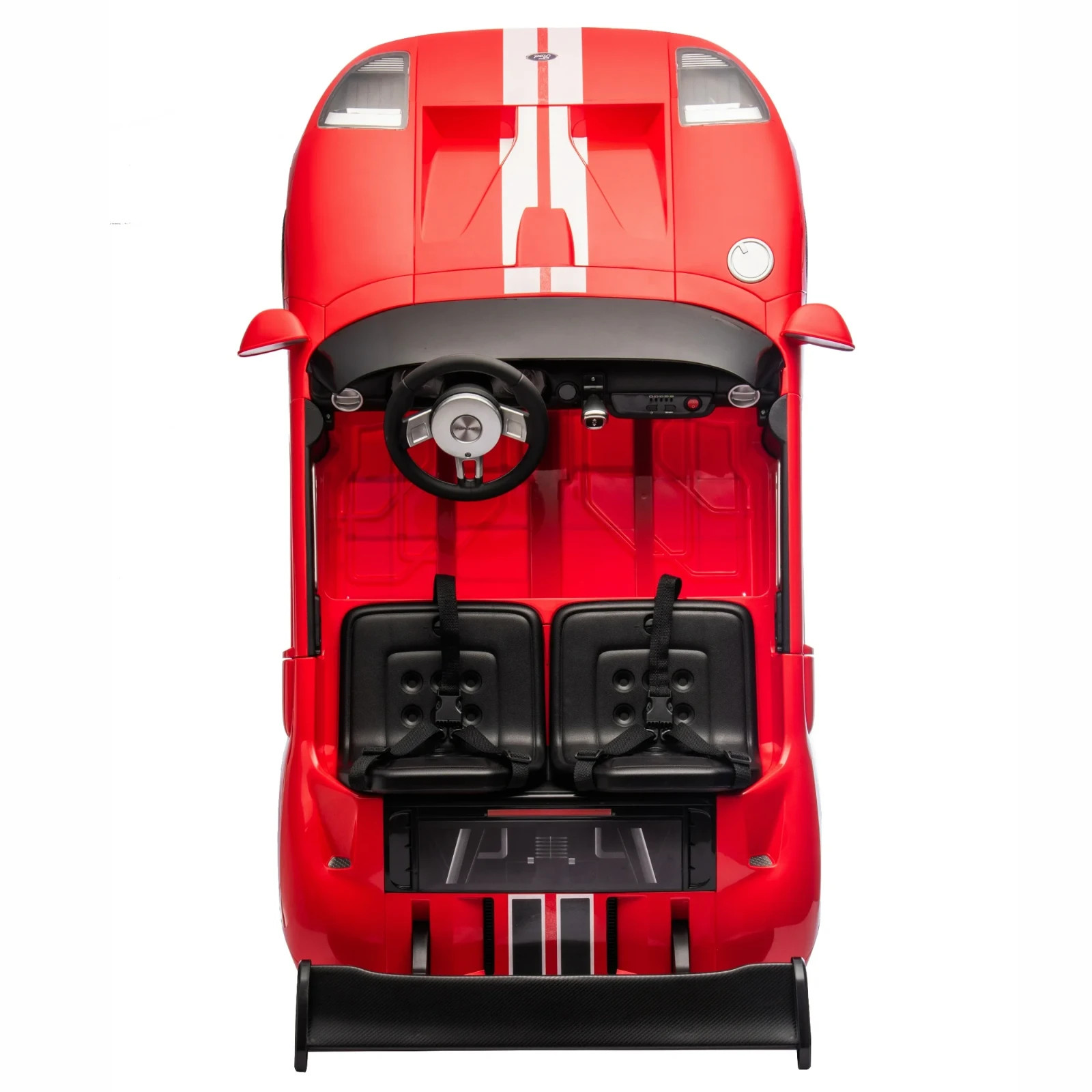 2-Seater Ford GT Convertible 12V Electric Ride-On Car w/ Remote Control, Ages 3+