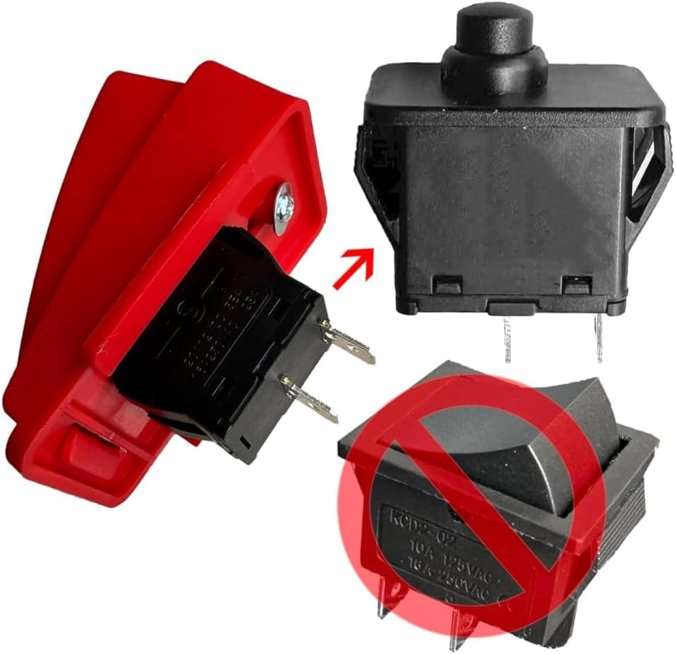 4Pcs 2 Pin Plunger Type Accelerator Power Wheels Foot Switch Parts for Kids Ride