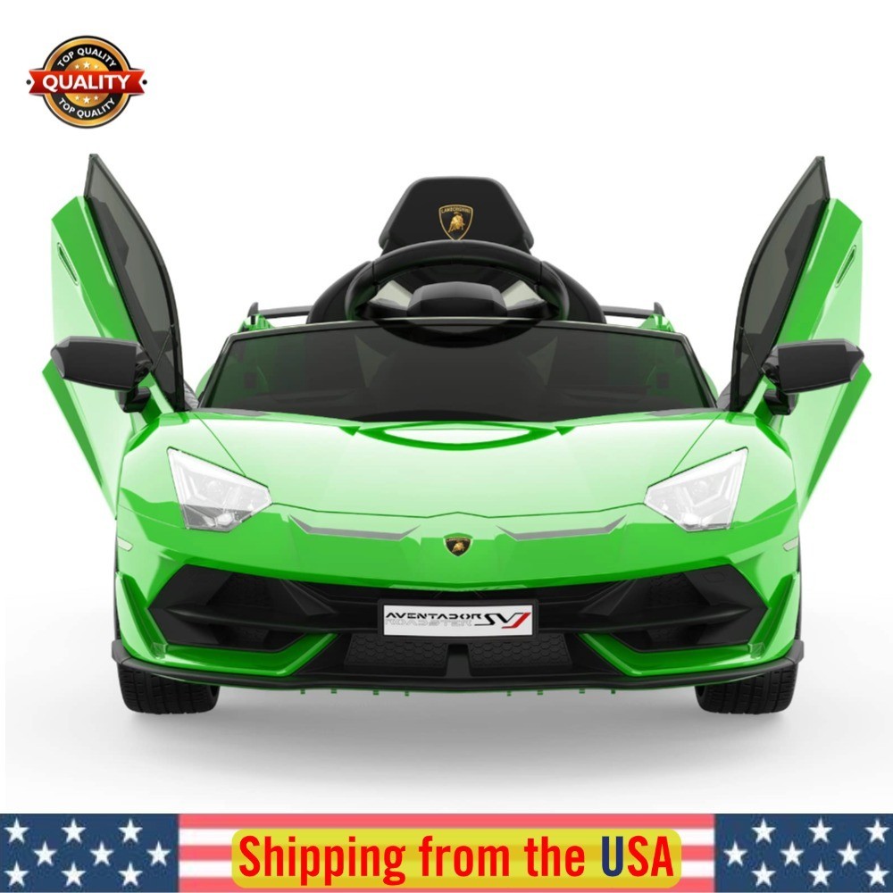 12V Licensed Ride on Car for Kids Electric Wheeler Battery Powered Sports Green
