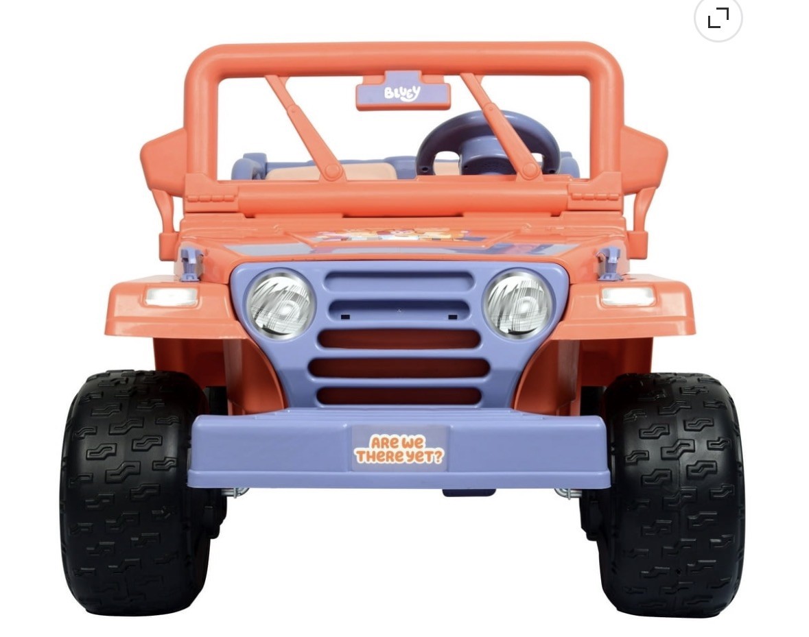 NEW Bluey 12V 4-Wheeler Ride-On, 12 Volt Battery Powered Car for Kids w/ Sounds