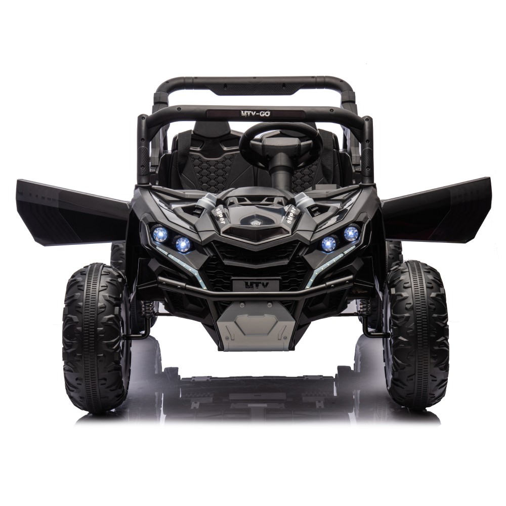 24V Two-Seater Kids Ride On UTV Car W/ Remote 4-Wheel Suspension Music Bluetooth