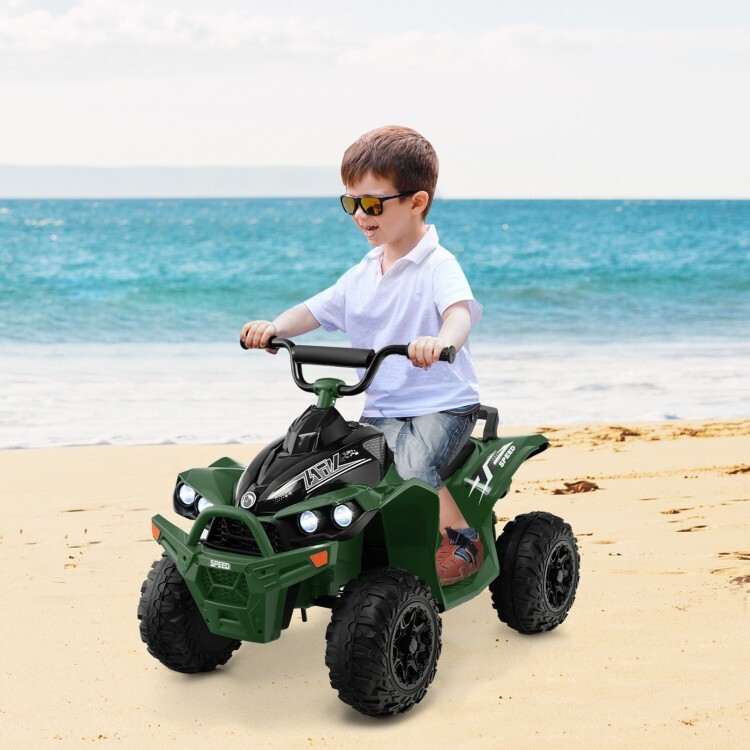 12V Rechargeable Battery Kids Ride On ATV w/High/Low Speed and Comfortable Seat