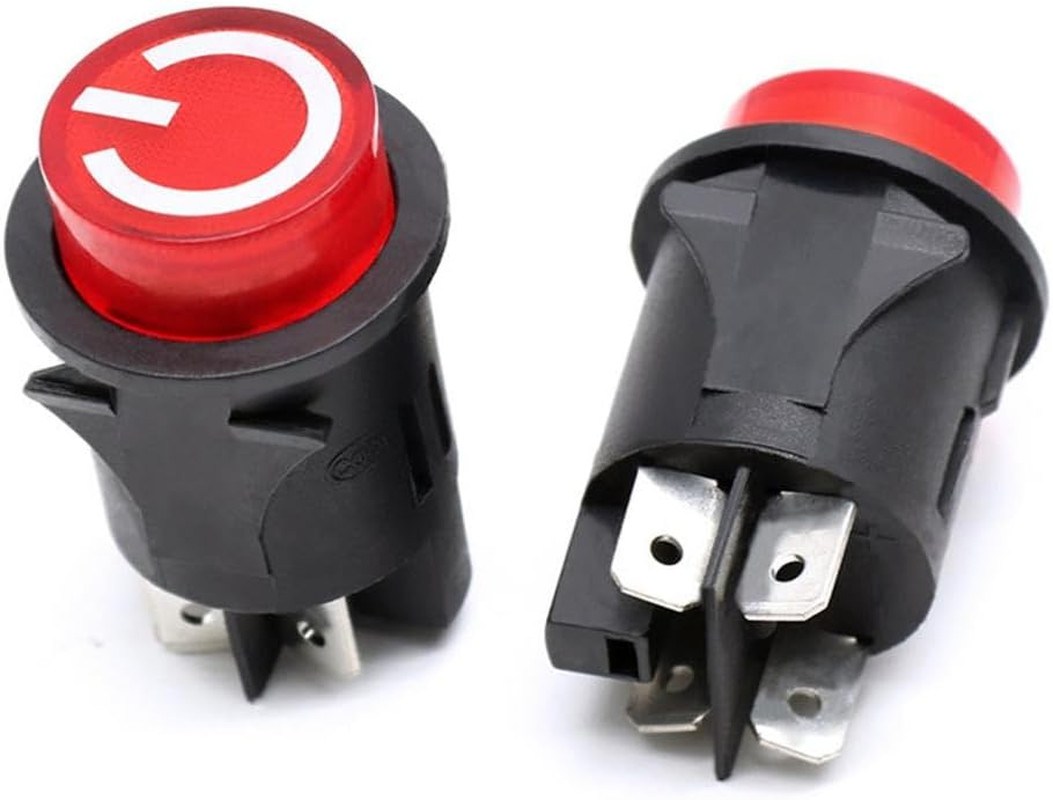 4Pcs 2 Pin Plunger Type Accelerator Power Wheels Foot Switch Parts for Kids Ride