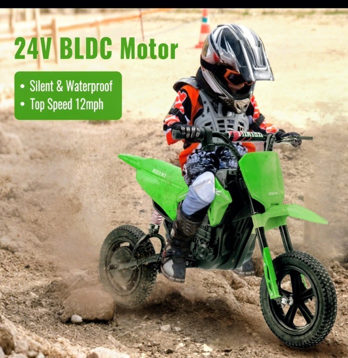 24V Kids Electric Motorcycle Aprilia Licensed&Dirt Bike Speed 6-12mph for Age 3+