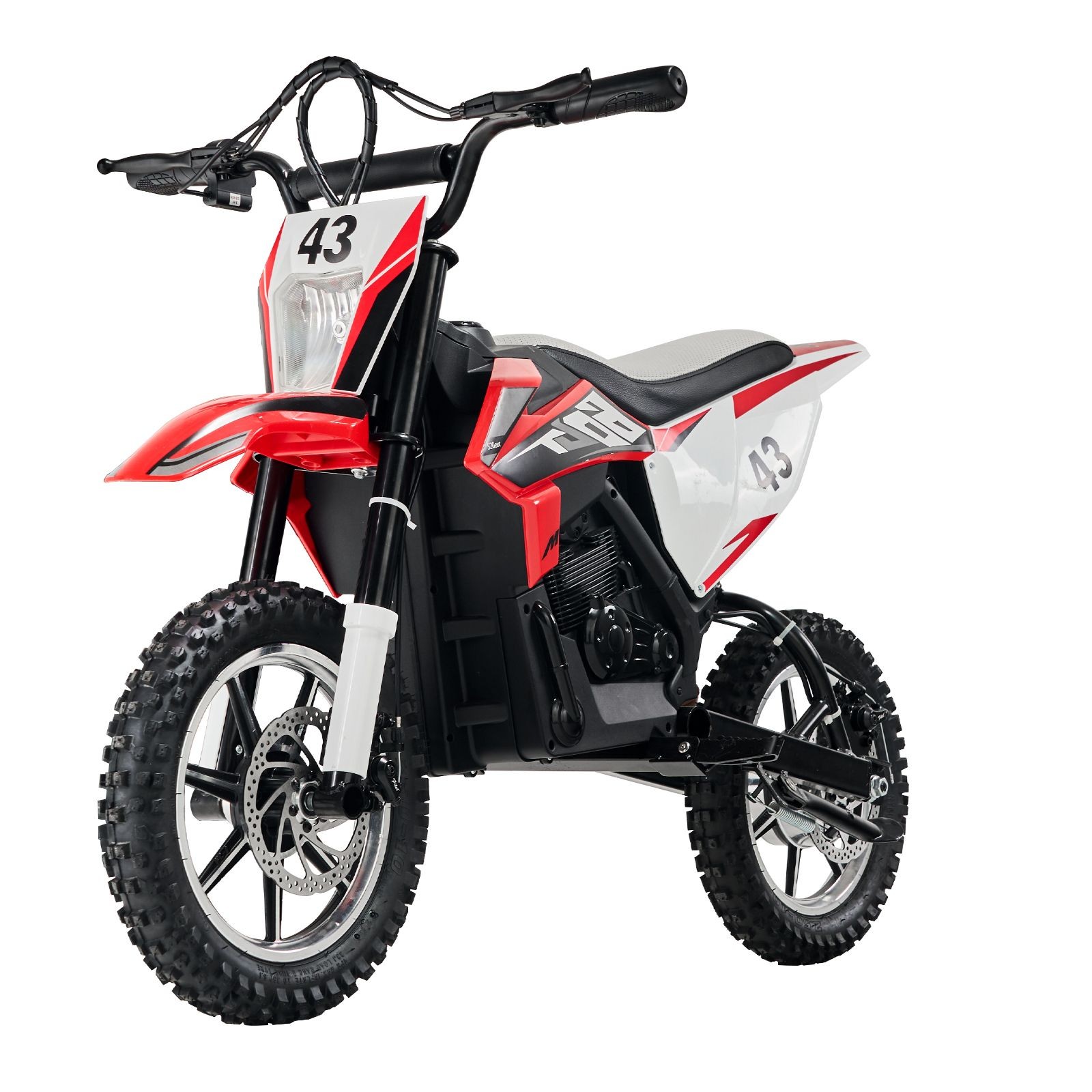 36V Ride On Motorcycle, 15.5mph, Non-Slip Tires, Battery Gauge