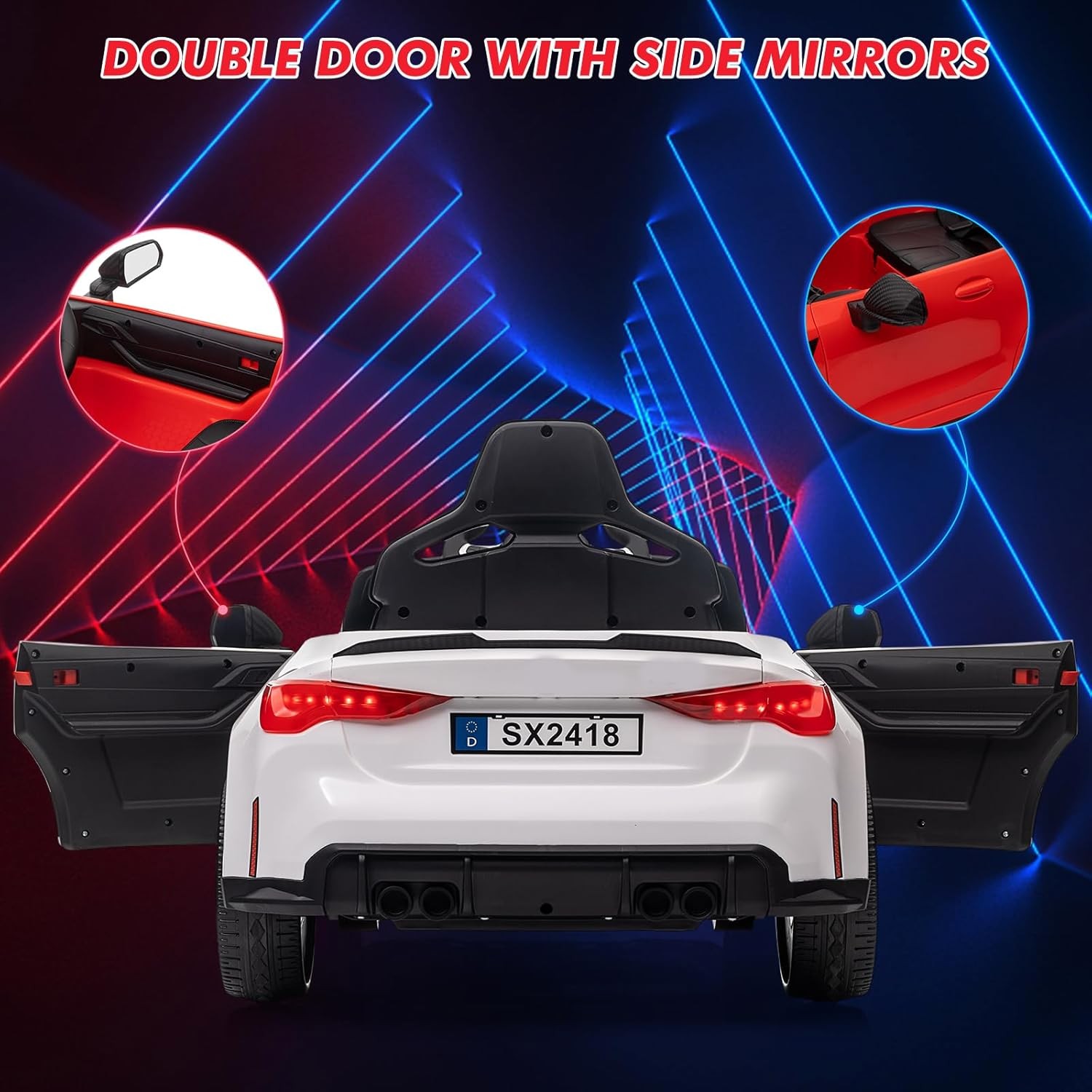 12V Electric Ride On Car Electric Vehicle with Remote Control for Boys & Girls