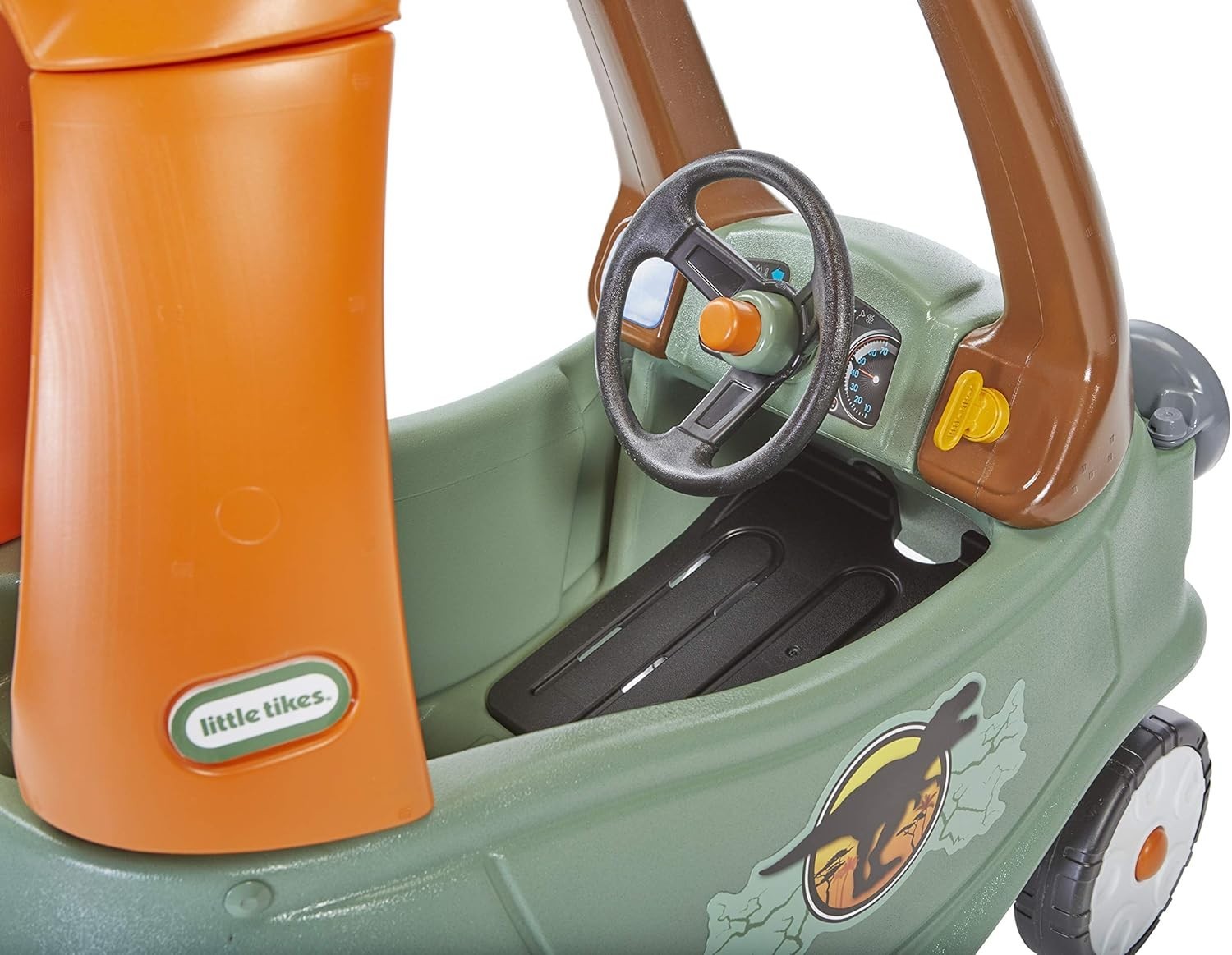 T-Rex Cozy Coupe Ride-On Car for Kids, Multicolor – Fun Indoor & Outdoor Play