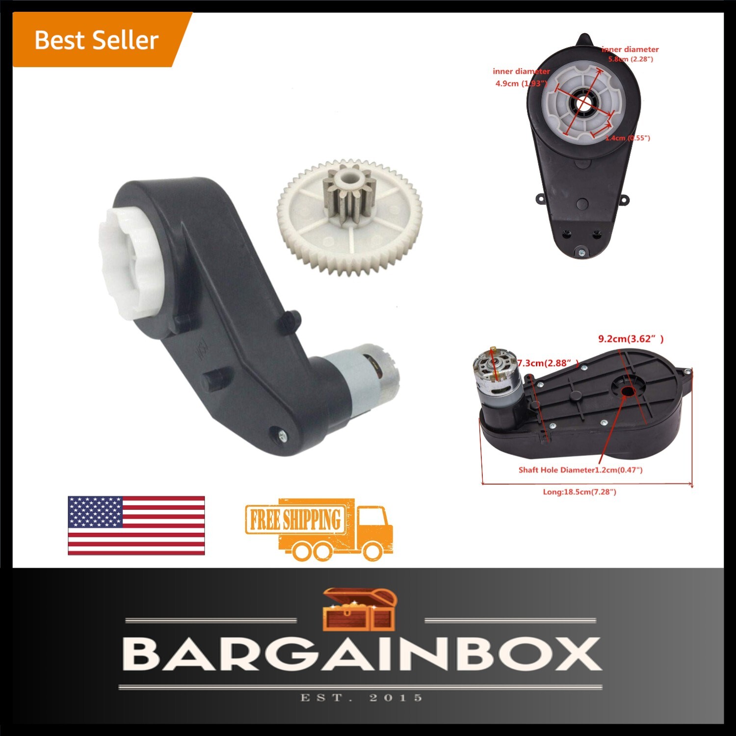 Upgrade Your Kids’ Ride-On Car with 12V High Torque Gear Motor – 40000 RPM