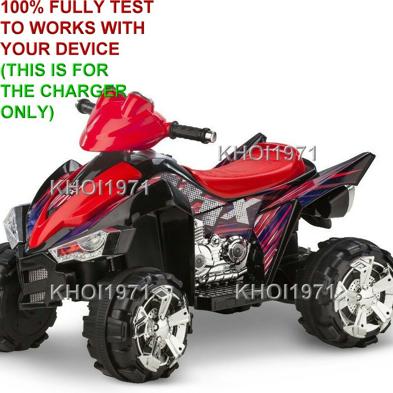 WALL charger AC adapter for KID TRAX MOTO Disney QUAD 6V battery ride on car
