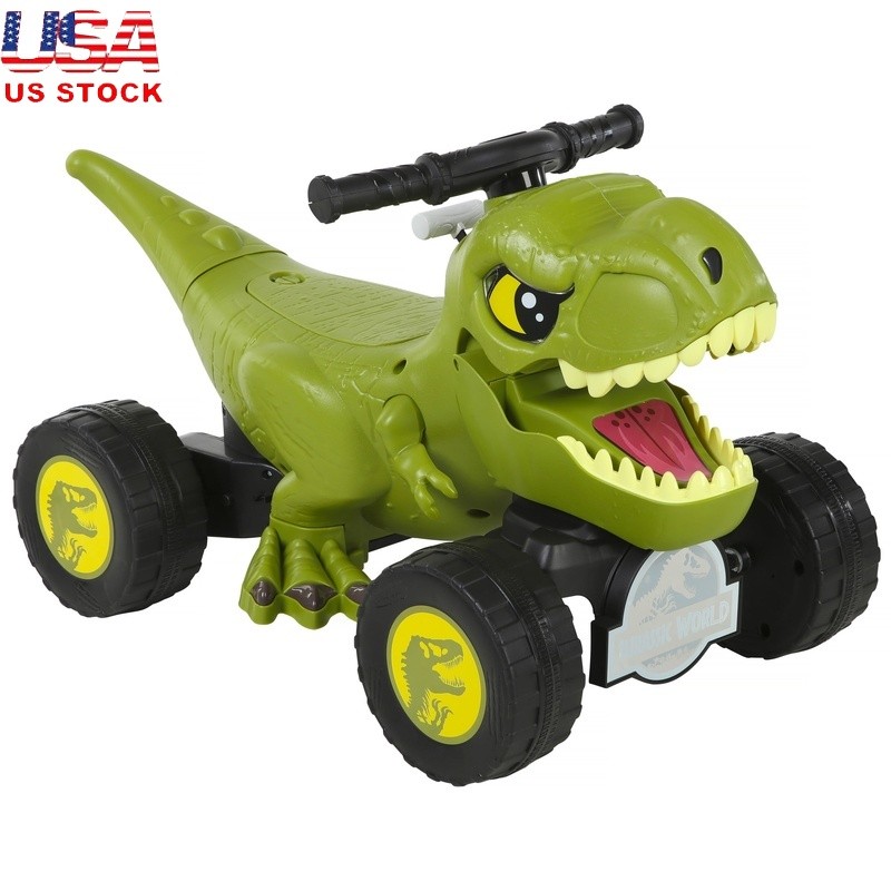 6V T-Rex Ride-On Toy Kids Interactive Dinosaur Sounds Ages 18-36 Months New