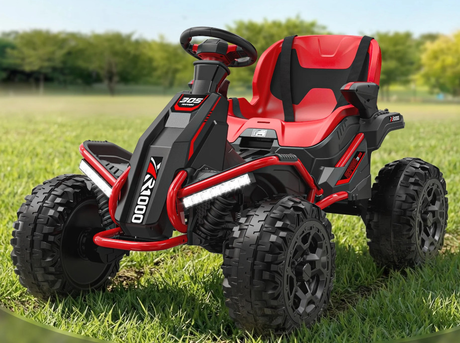 24V Big Kids Ride on Car 4 Wheeler 4WD 800W Motors ATV Electric Power Remote Red