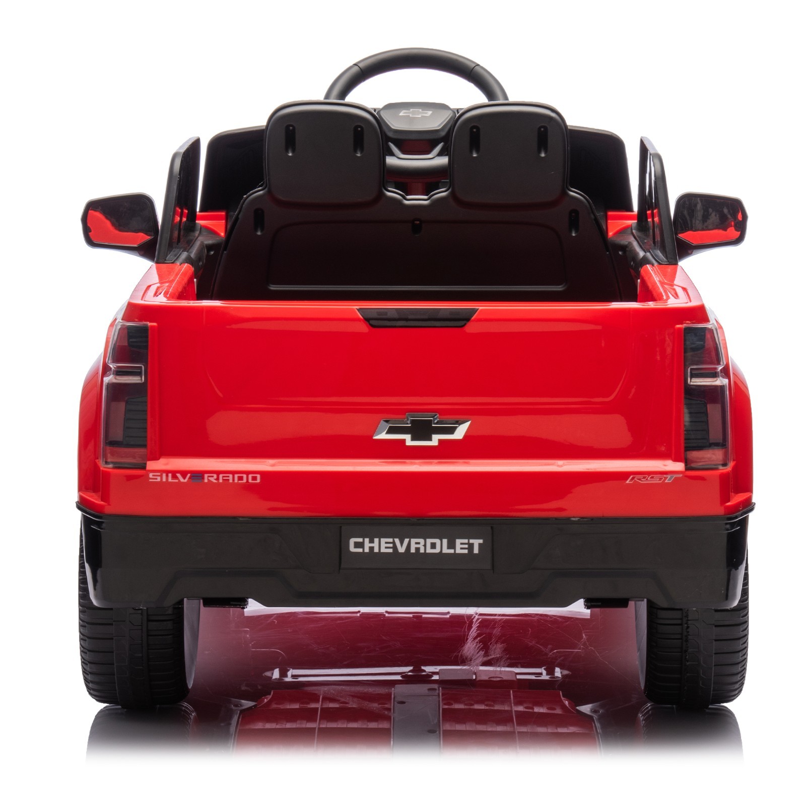 Licensed Silverado Ride on Truck 24V Electric Car 2 Seater with Remote for Kids