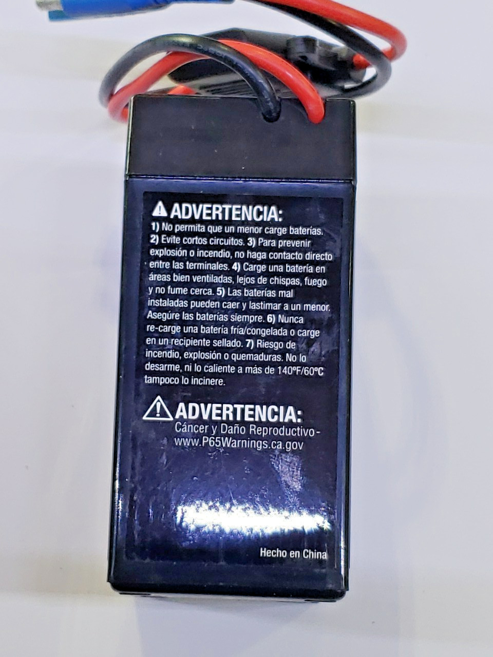 Schumacher Charge N Ride TB1 Rechargeable Replacement Battery 4.5Ah 6V