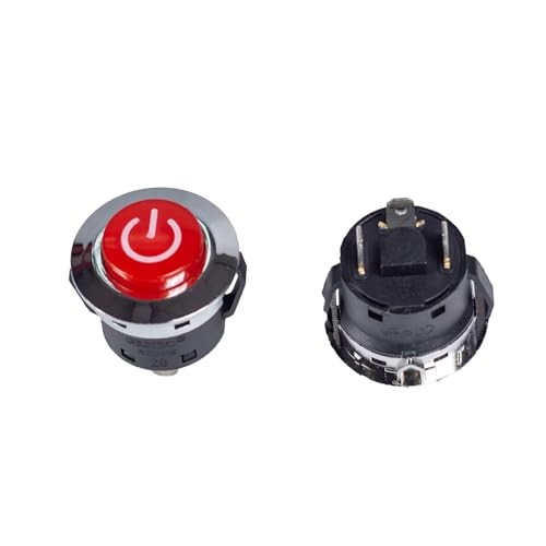 Red Round Power Button for Ride on car The Power Switch Button Start Switch