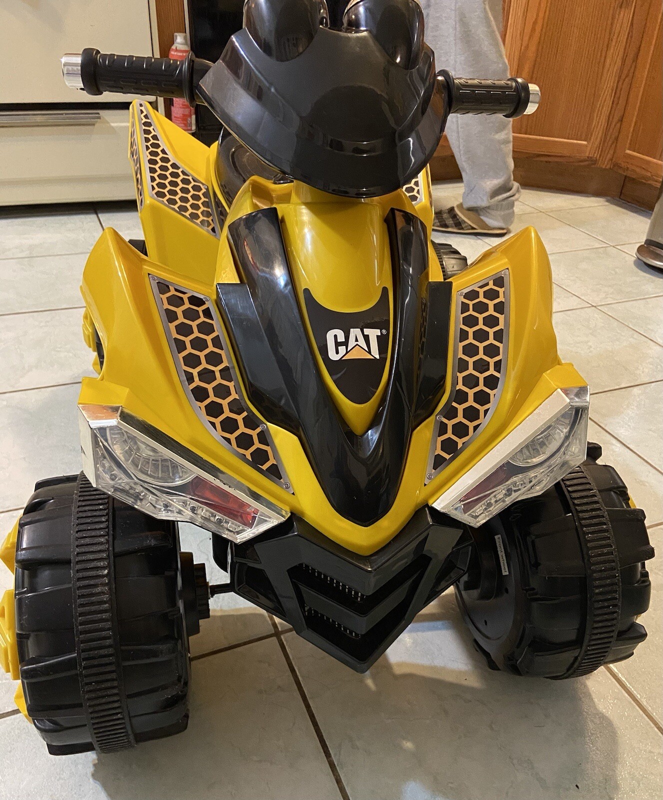 Kid Trax Caterpillar ATV Toddler Ride On Toy, 6 Volt Battery, 3-5 Years, Max Toy