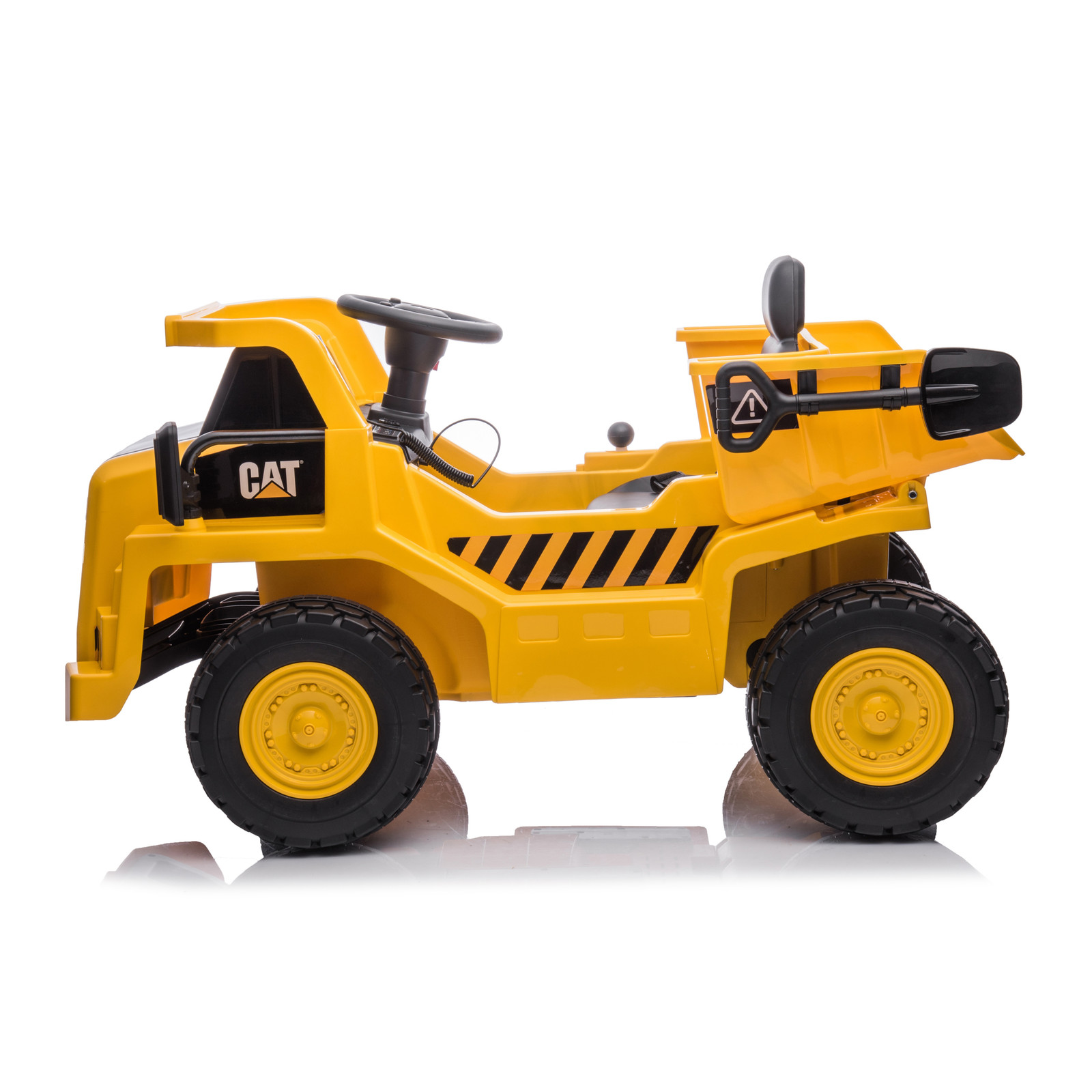 12V CAT Electric Dump Truck Ride On Toy Car Construction Battery Power Kids Gift
