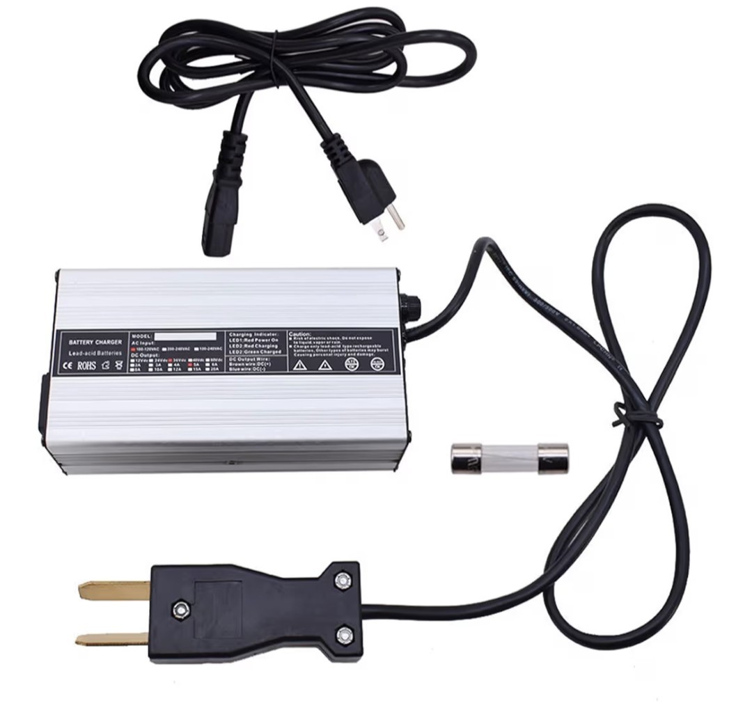 36V 5A Golf Cart Battery Charger Crows Foot for Yamaha Club Car EZGO