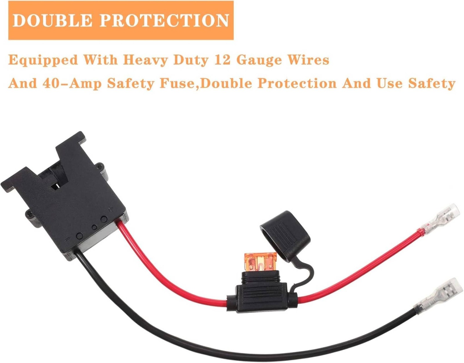 2 Pcs Replacement Wire Harness Connector Compatible 12 Volt SLA Wheels Power …