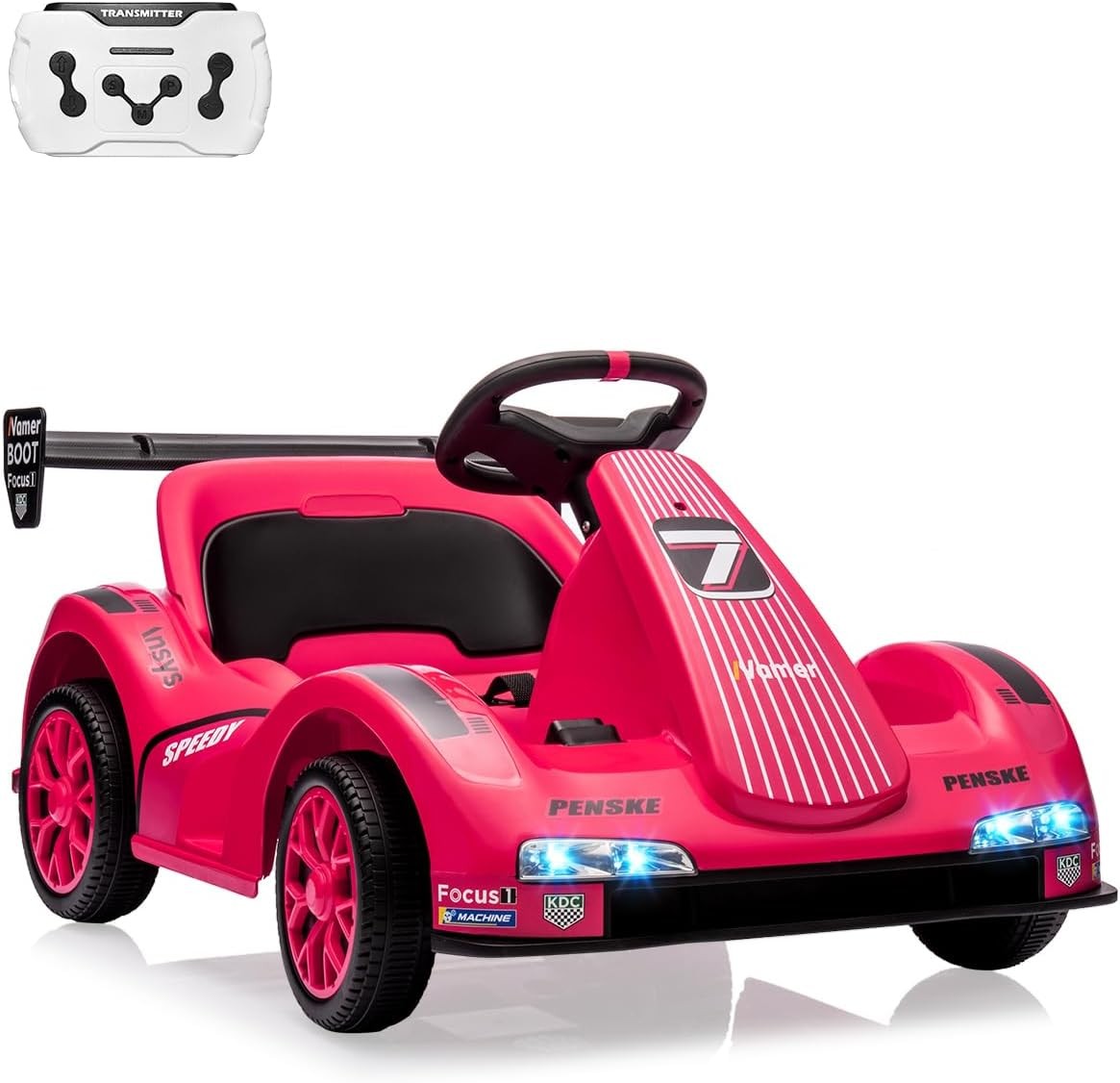 6v Electric Racer Go Kart for Kids 2.4g Remote Control 3 to 7 years