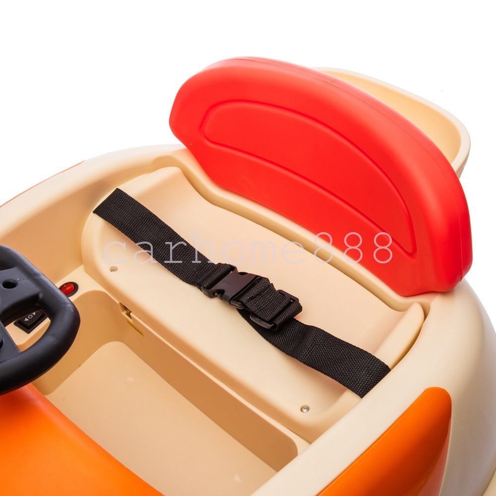 12V Kids Ride On Electric Bumper Car W/Parents Control, Cute Realistic Hamburger