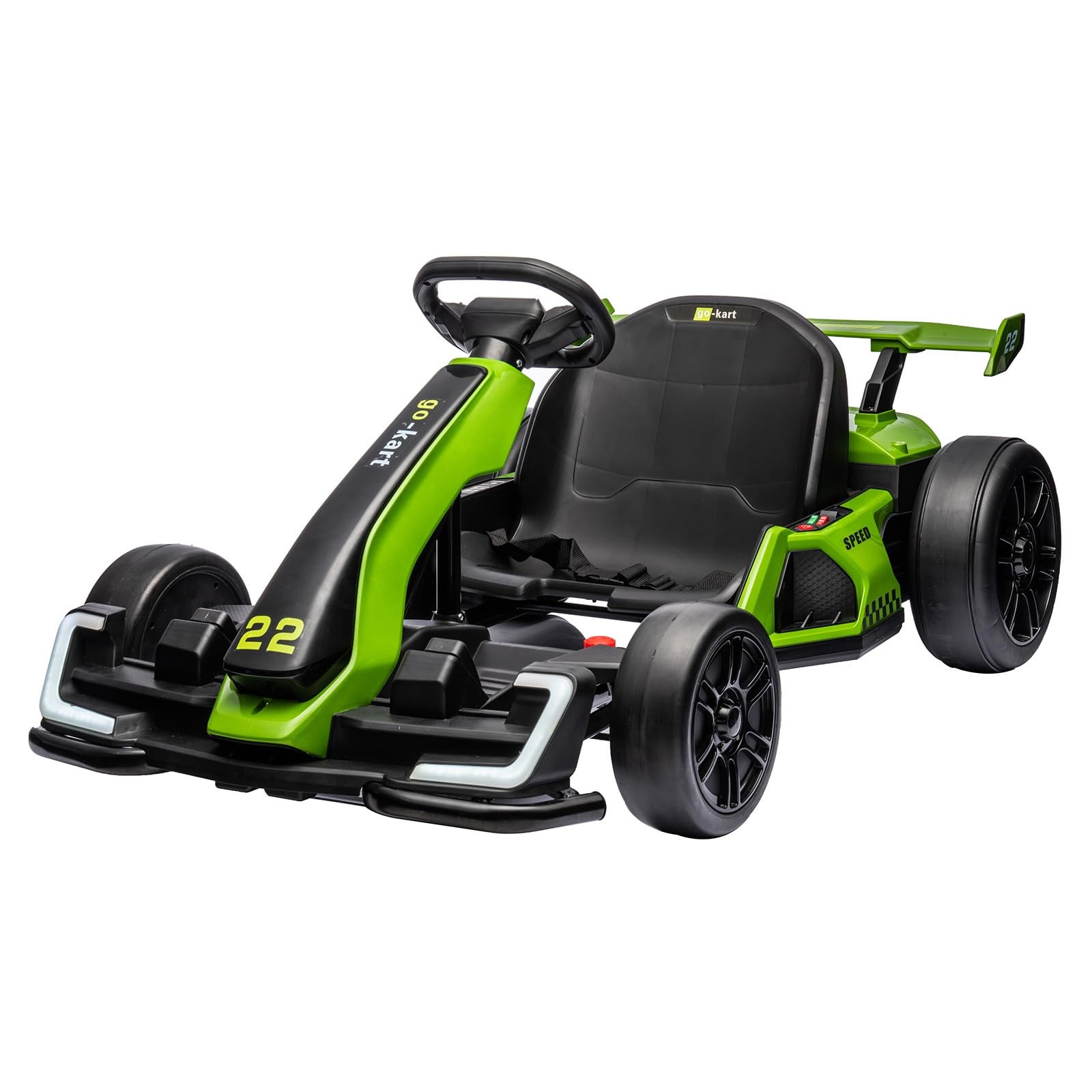 24V 7.5 Mph Electric Go Kart with 300W Strong Motor, Drift/Sport Mode for Kids