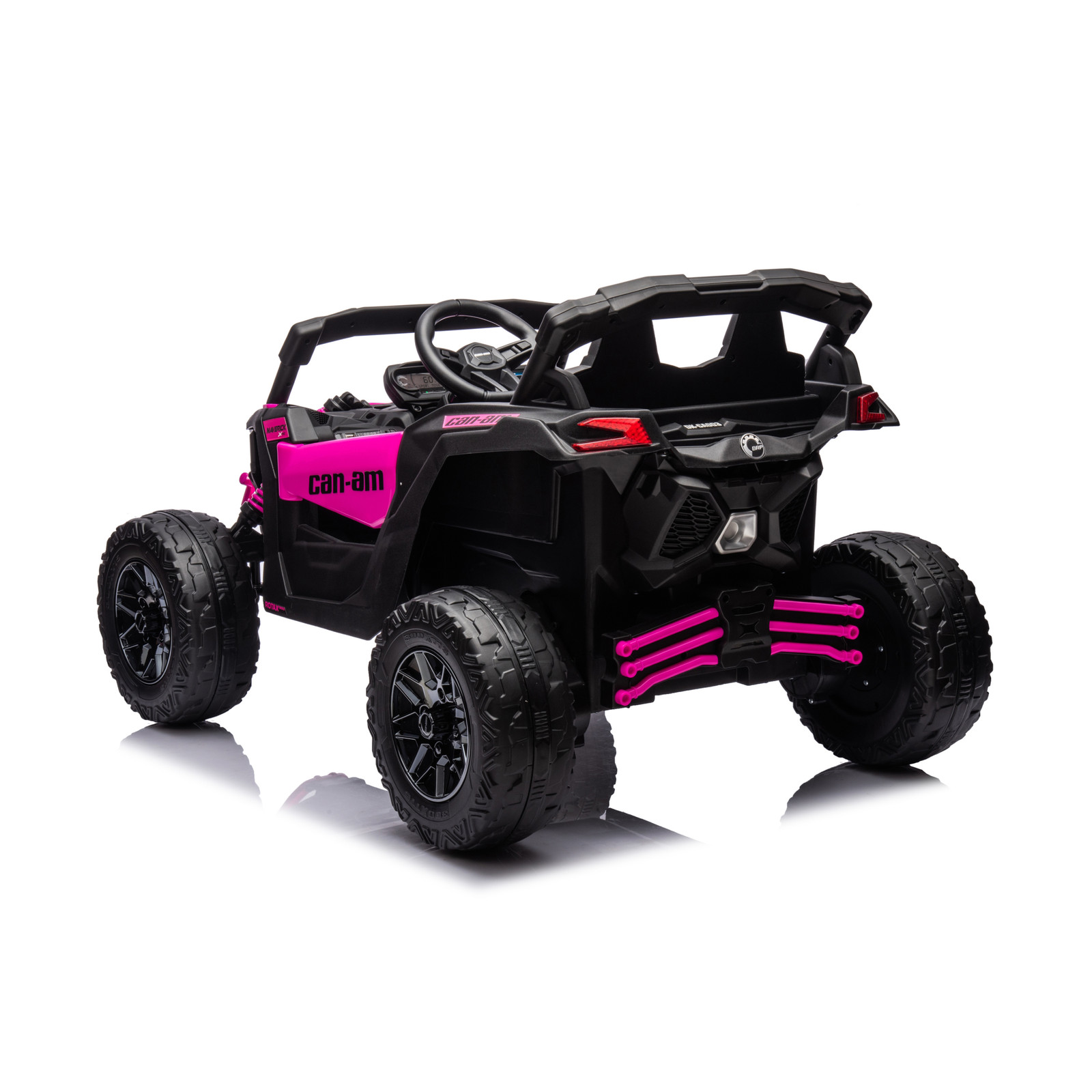 24V Can Am Maverick Kids Ride On UTV Electric Car 4×4 Toy Pink Remote Control