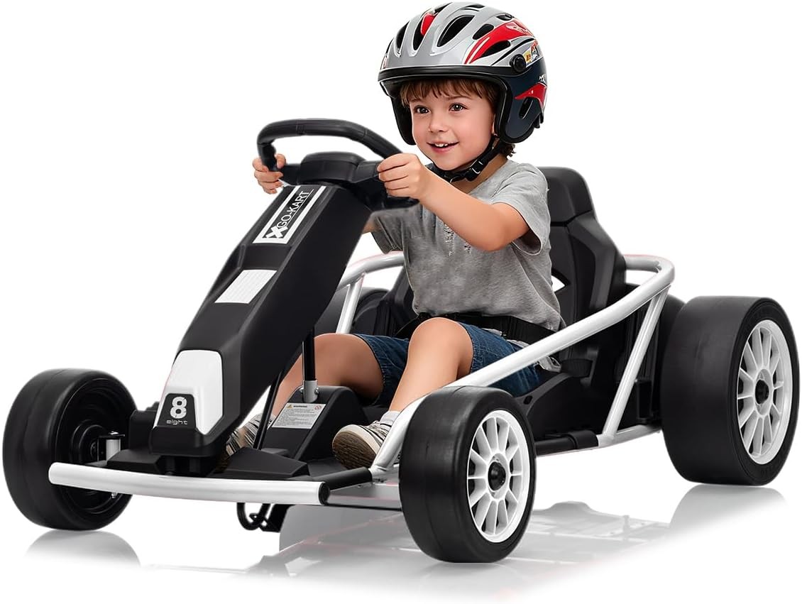 24V Ride On Go Kart for Kids 24V 9Ah Battery 2x300W Motors Electric Ride on Toys