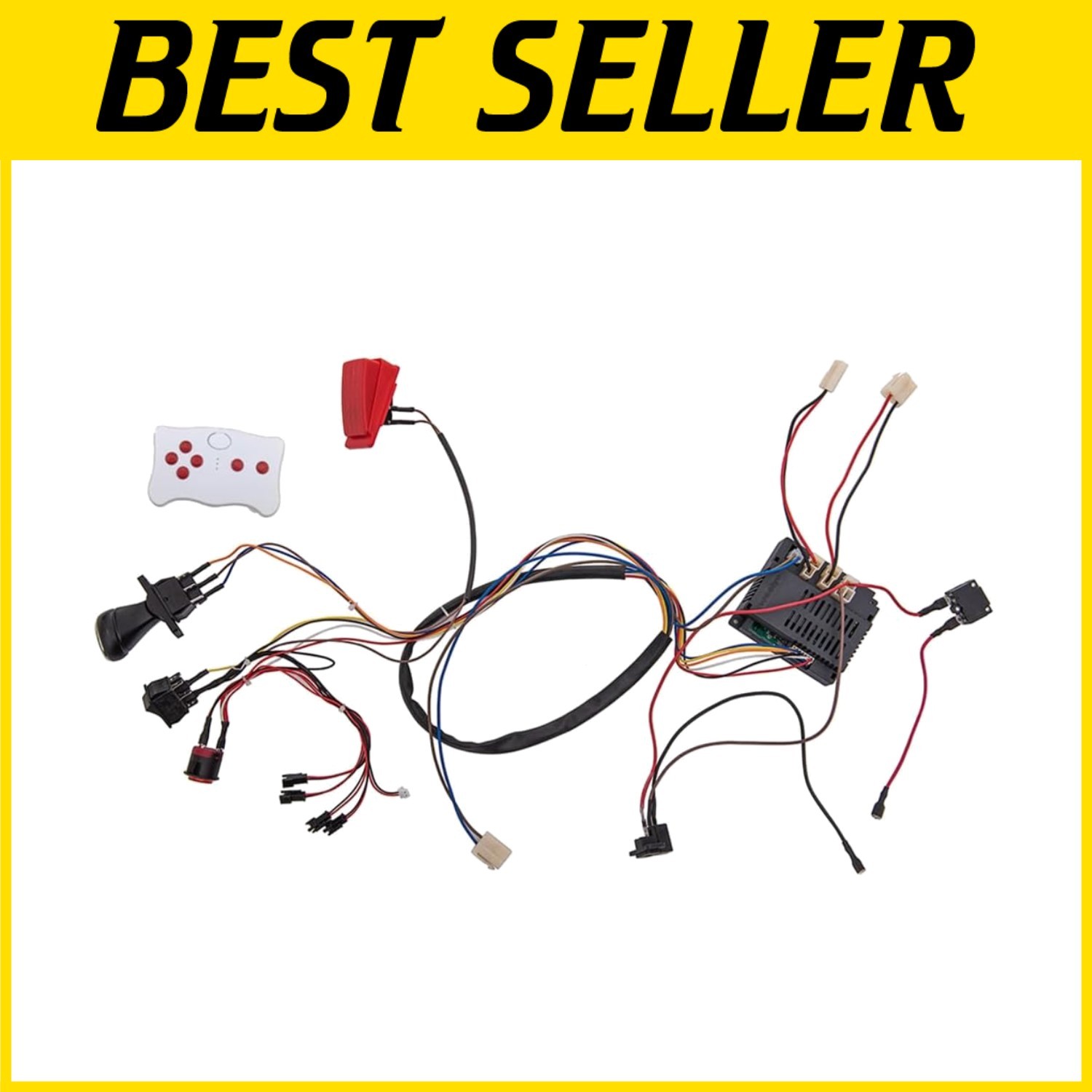 Kids Electric Car 12V Upgrade Kit with Bluetooth Remote & High-Power Motherboard