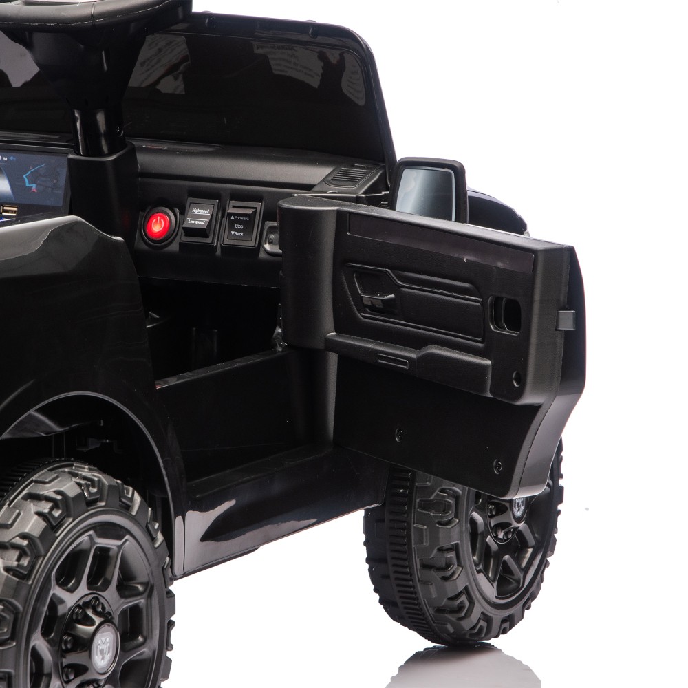 Licensed Dodge RAM 12V Ride On Truck w/ Remote Bluetooth Music for Kids Ages 3-6