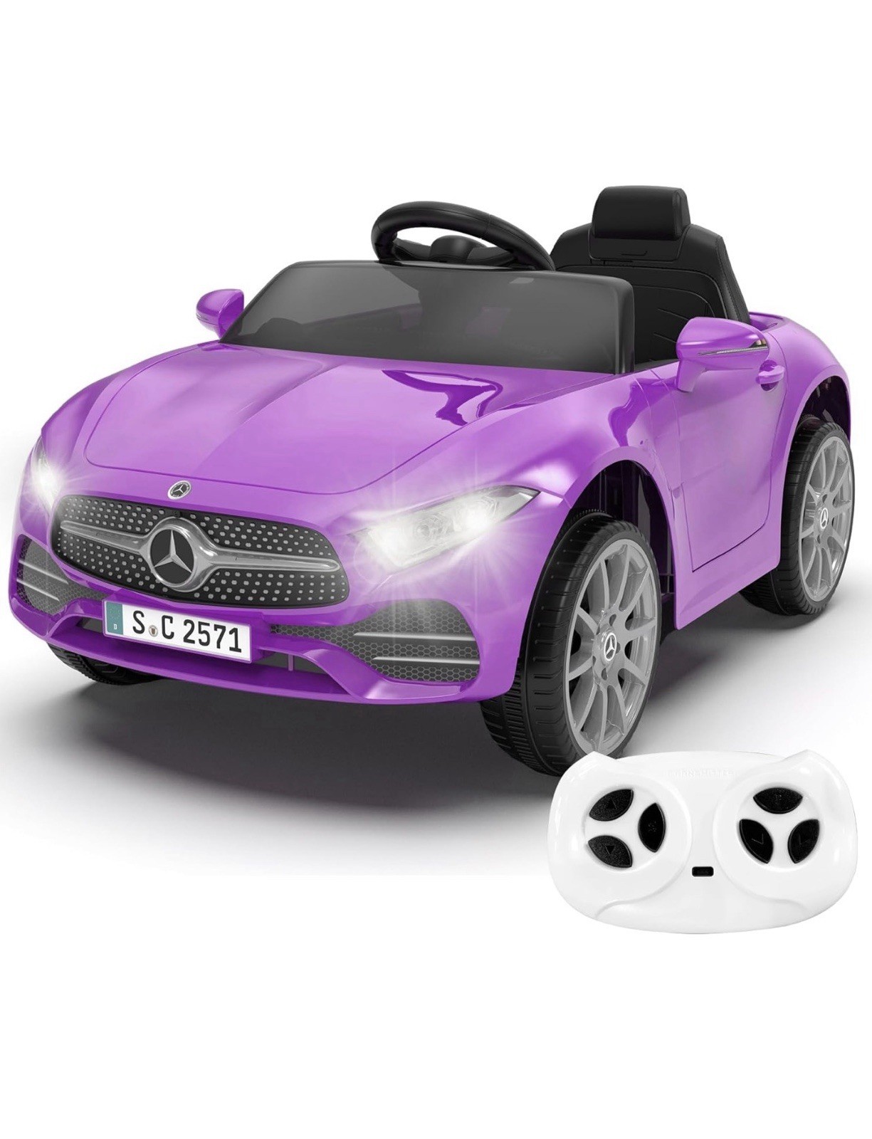 Mercedes-Benz CLS 350 12V Ride On Car – (Purple)