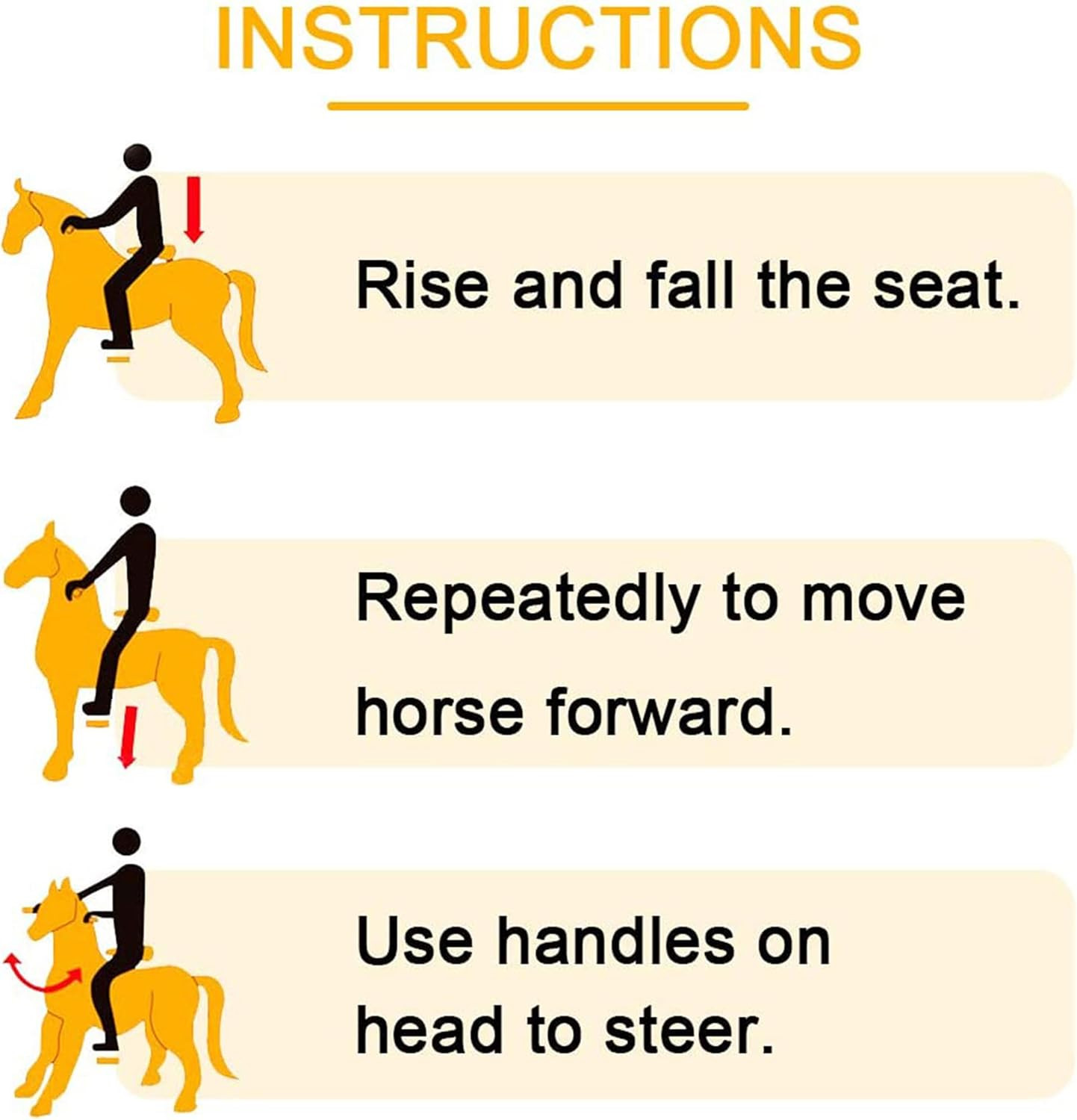 Ride on Unicorn Toys, Kids Ride on Horse Riding Horse Toys Ride on Toys for 3-5
