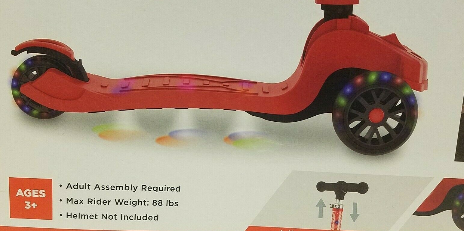 NEW! VIBE LED Kids Kick Scooter Folding Portable Lightweight FREE SHIPPING!